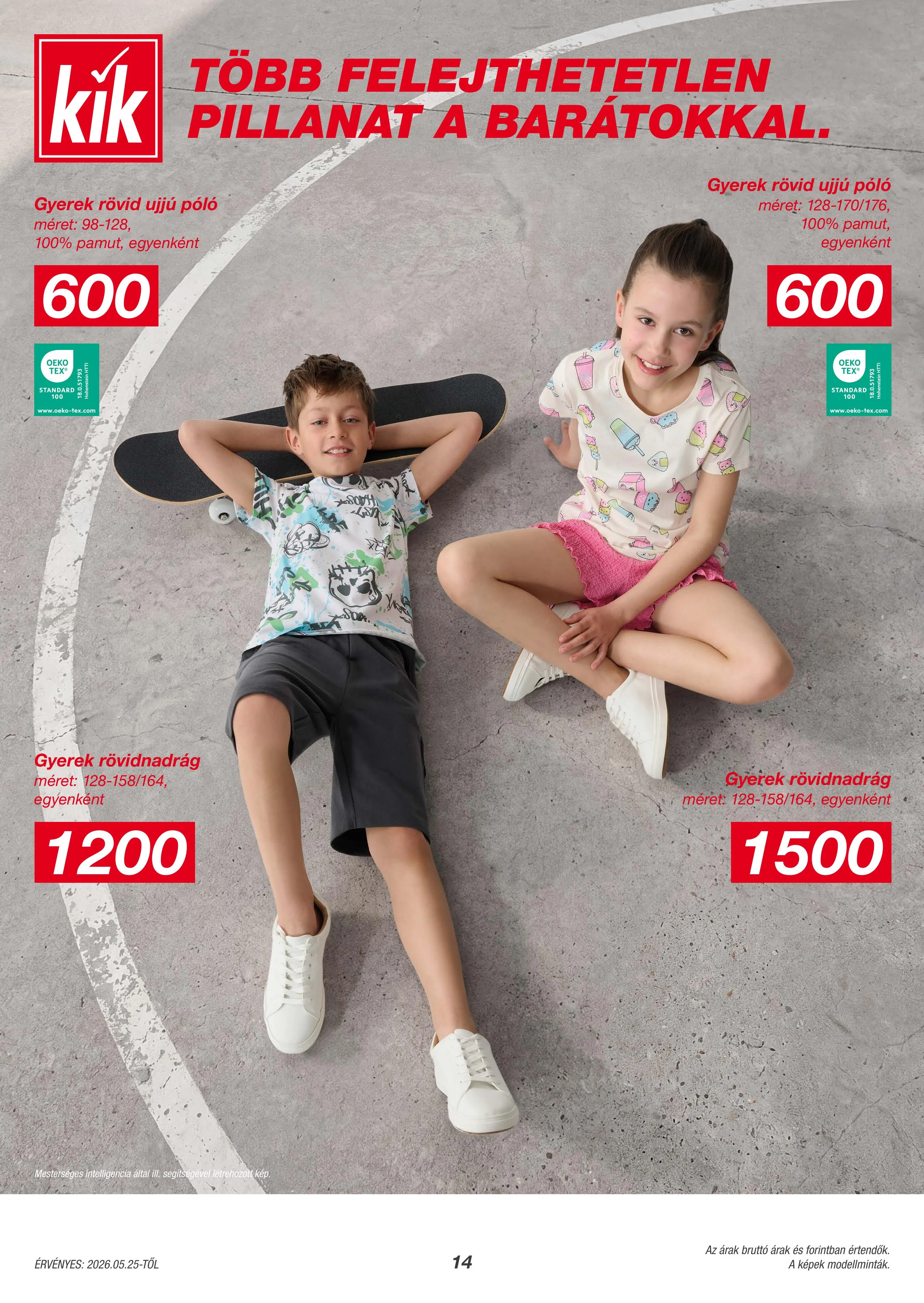 KiK akciós újság Textil 05.25–05.25 – 14. oldal
