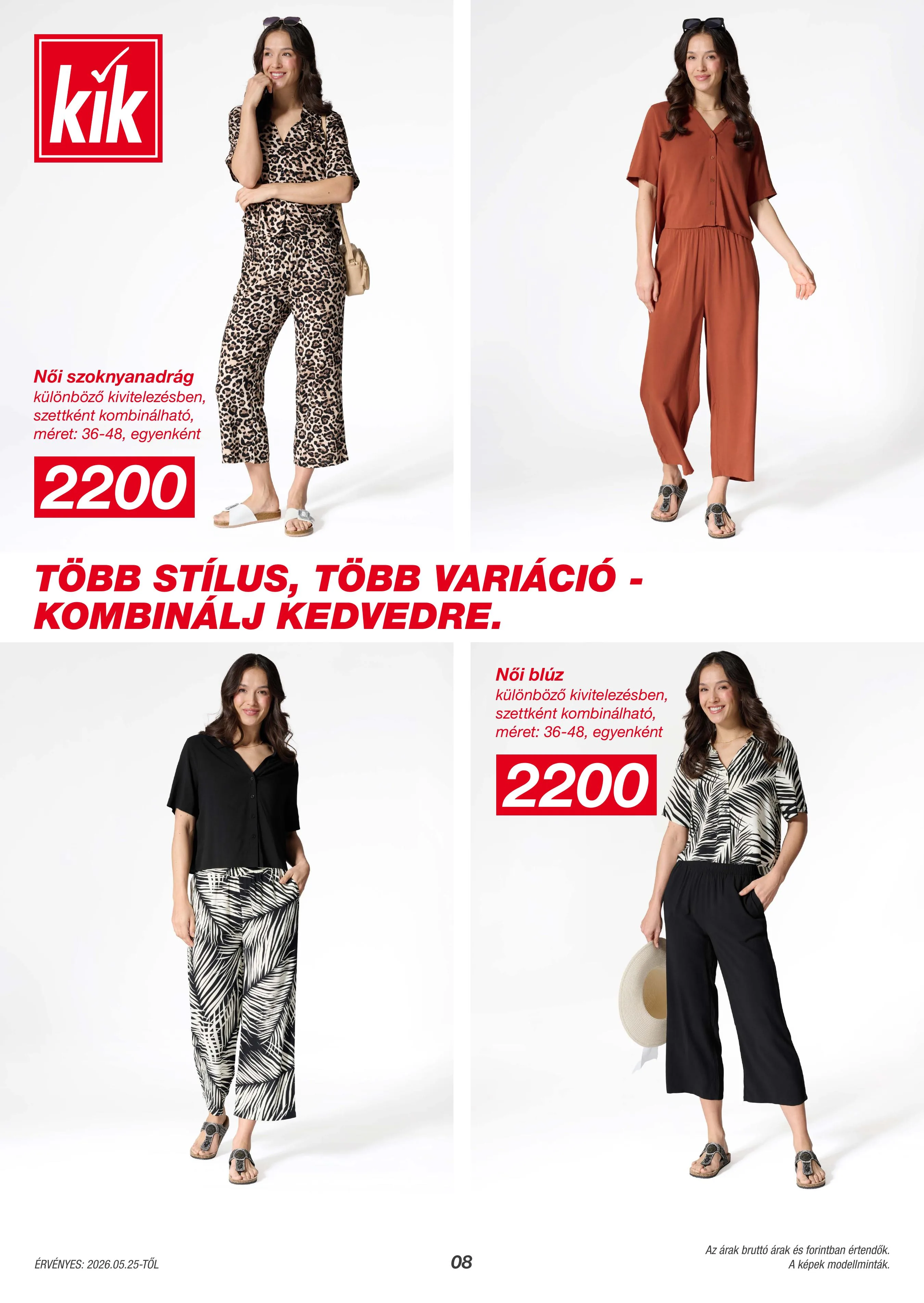KiK akciós újság Textil 05.25–05.25 – 8. oldal