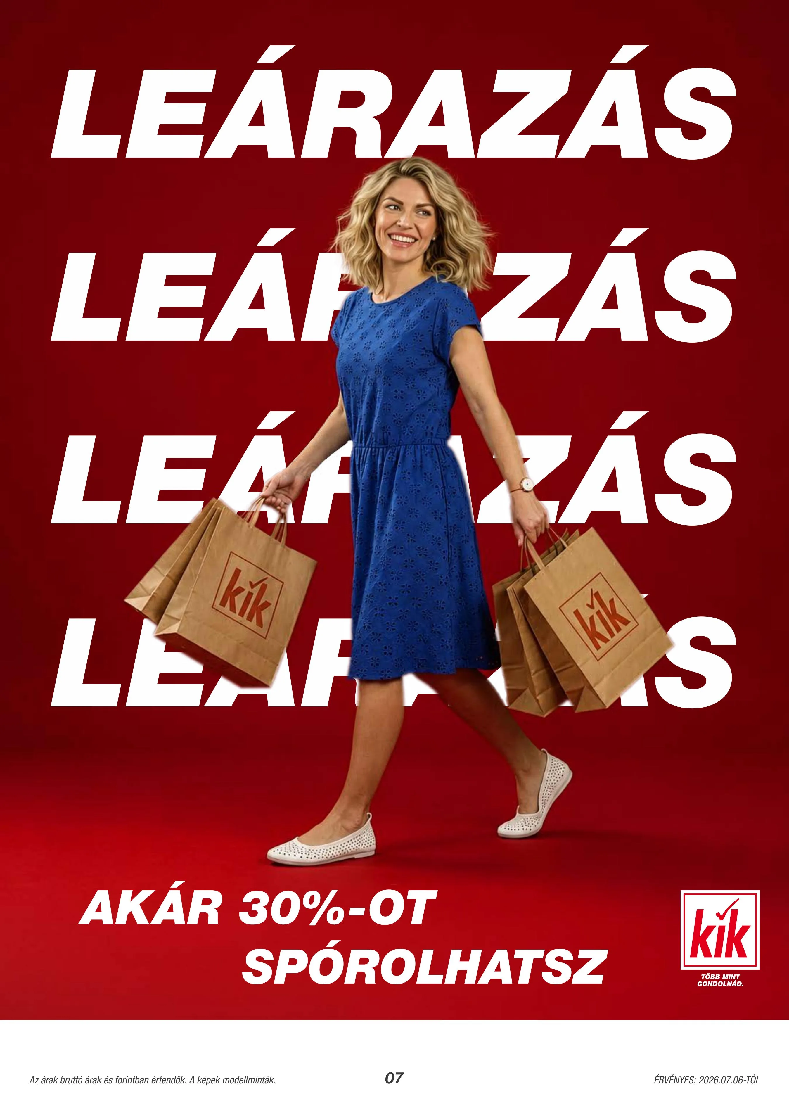 KiK akciós újság Textil 07.06–07.06 – 7. oldal