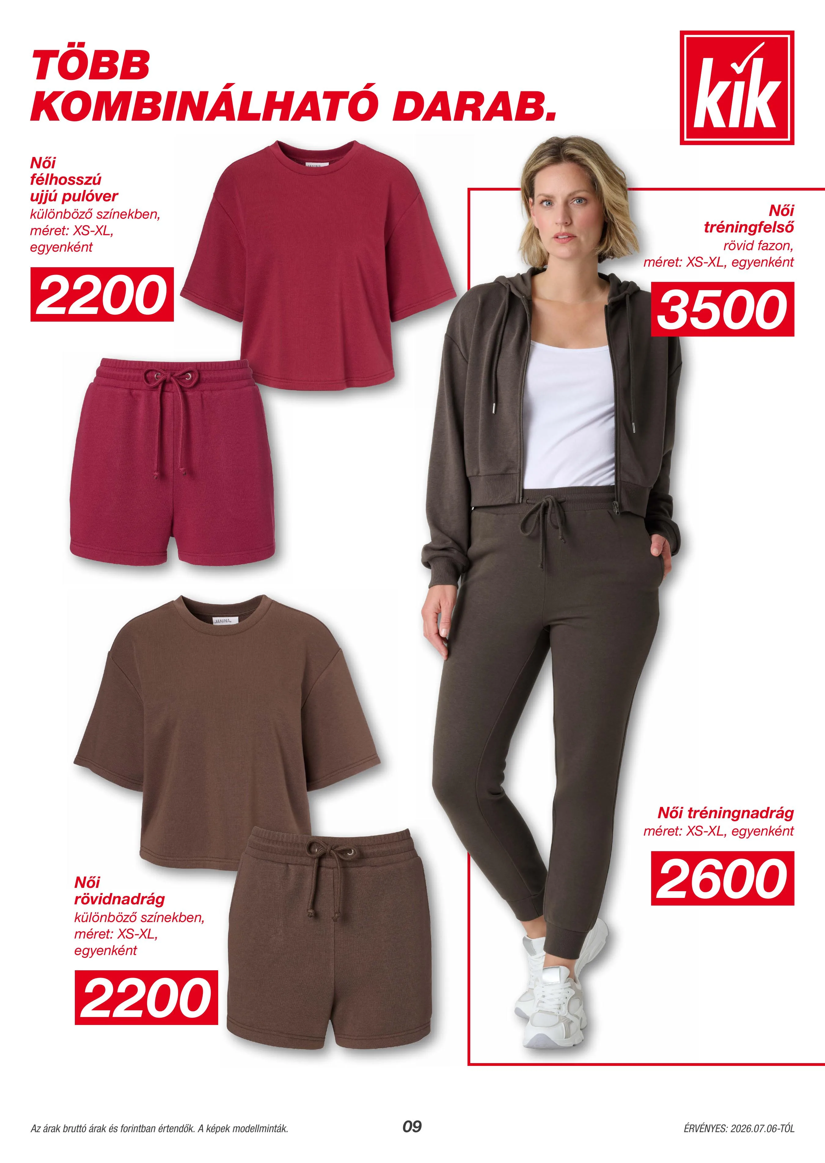 KiK akciós újság Textil 07.06–07.06 – 9. oldal