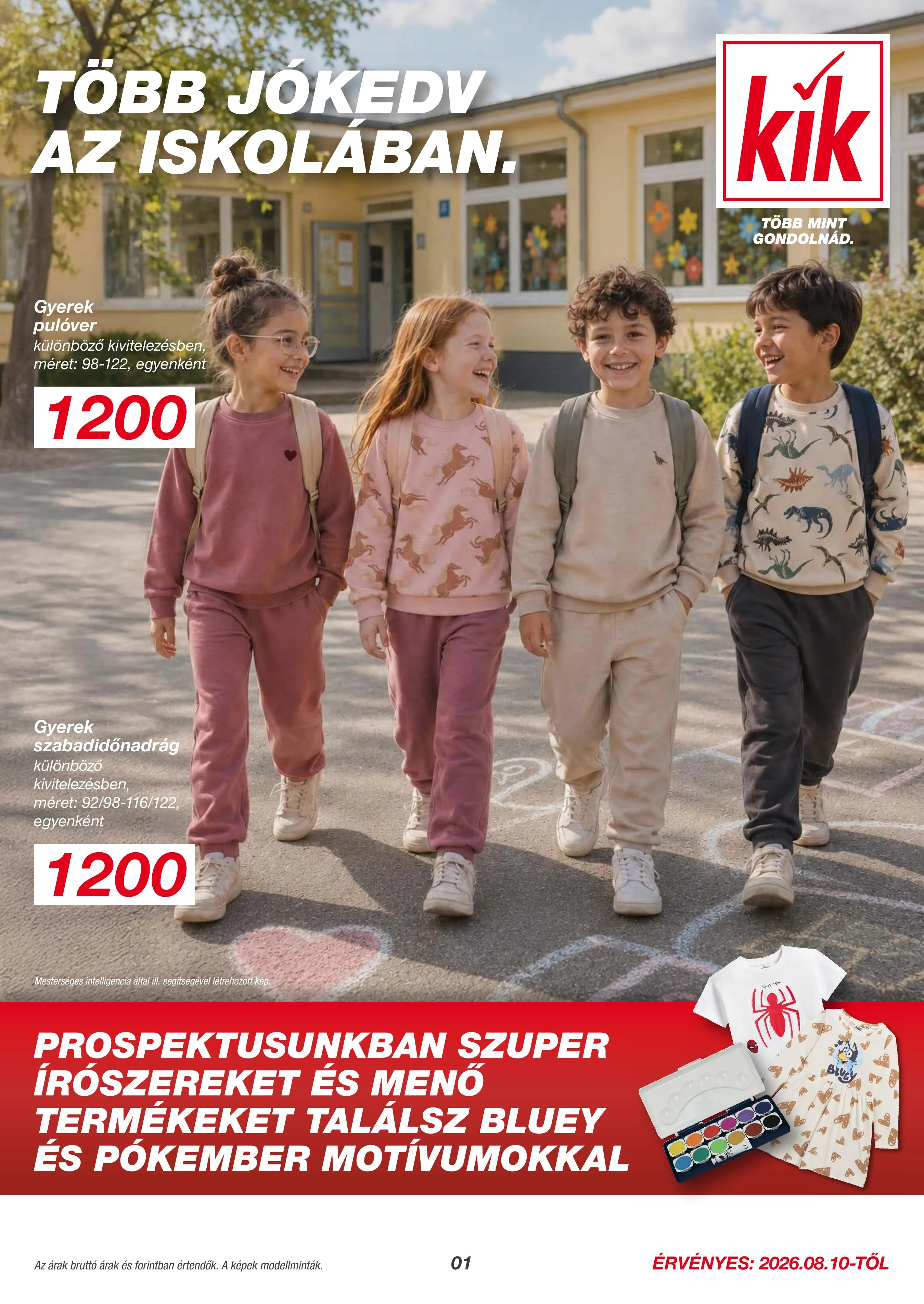 KiK akciós újság Textil 08.18–08.18