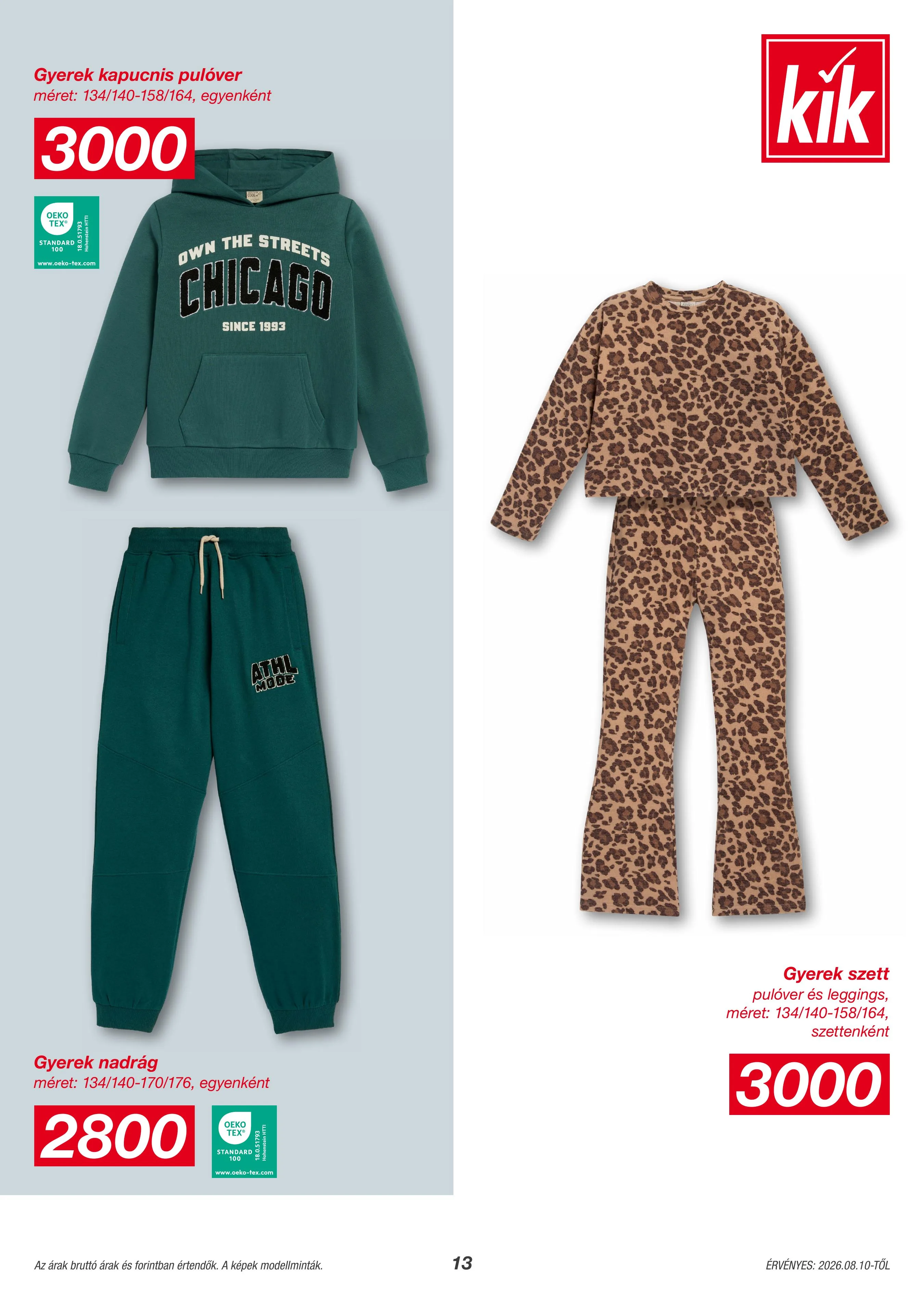 KiK akciós újság Textil 08.18–08.18 – 13. oldal