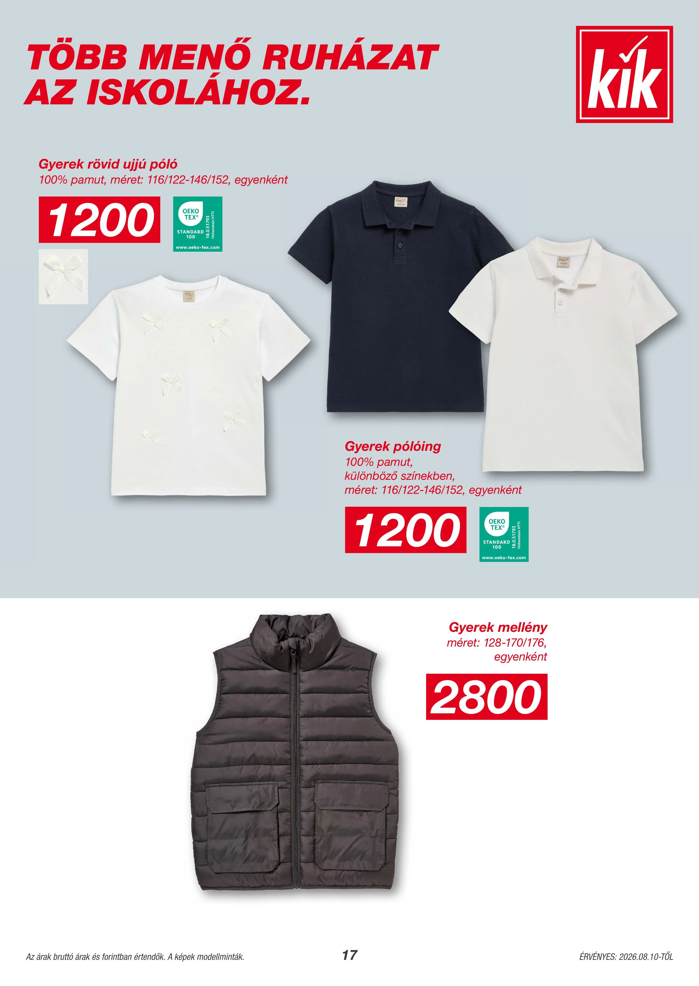KiK akciós újság Textil 08.18–08.18 – 17. oldal
