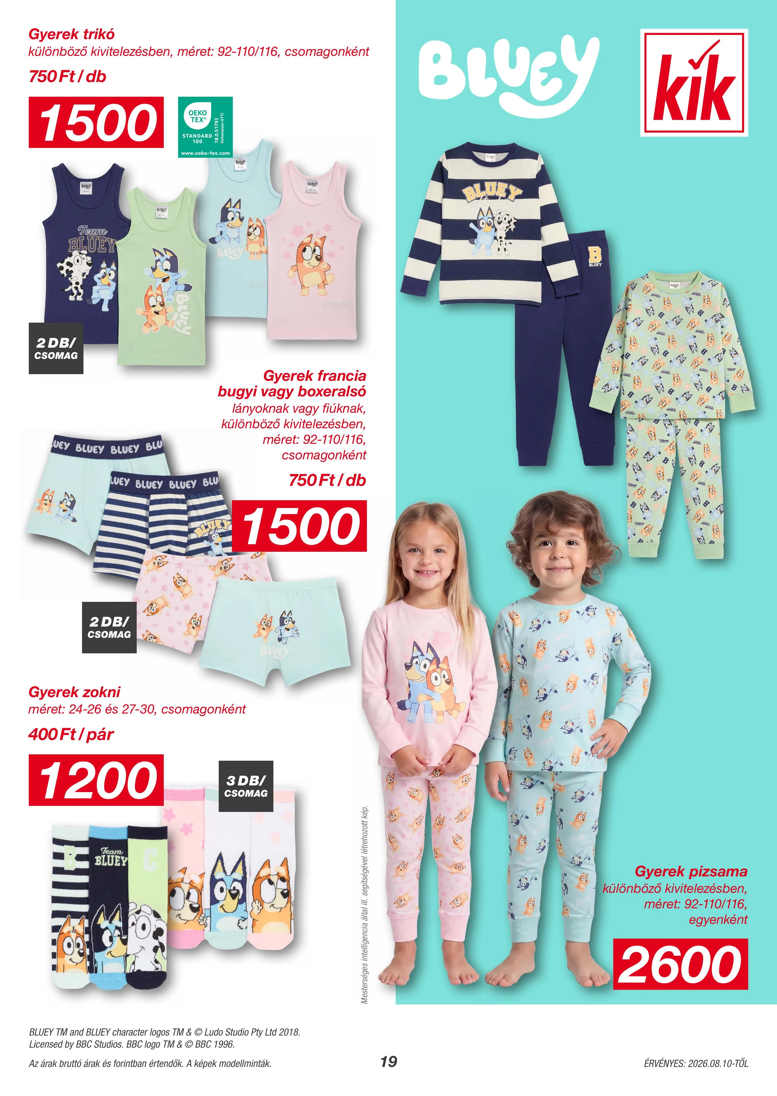 KiK akciós újság Textil 08.18–08.18 – 19. oldal