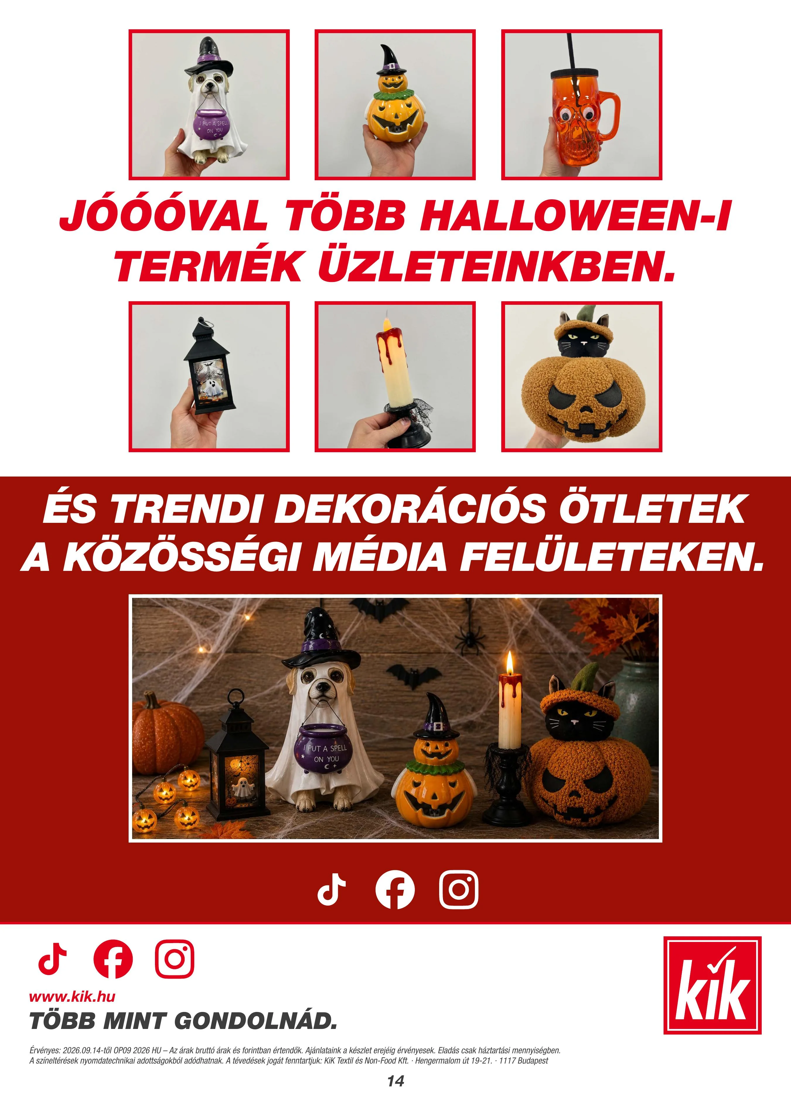 KiK akciós újság Textil 09.14–09.14 – 14. oldal