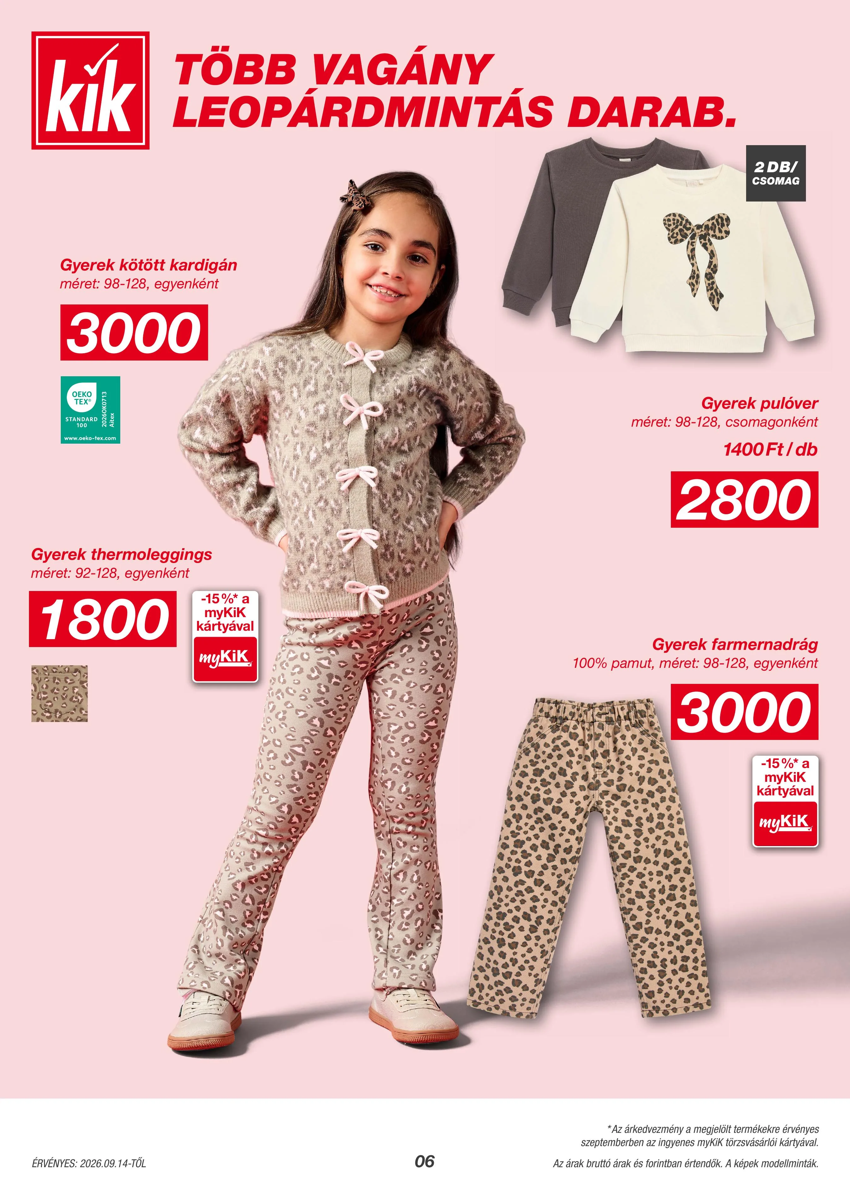 KiK akciós újság Textil 09.14–09.14 – 6. oldal