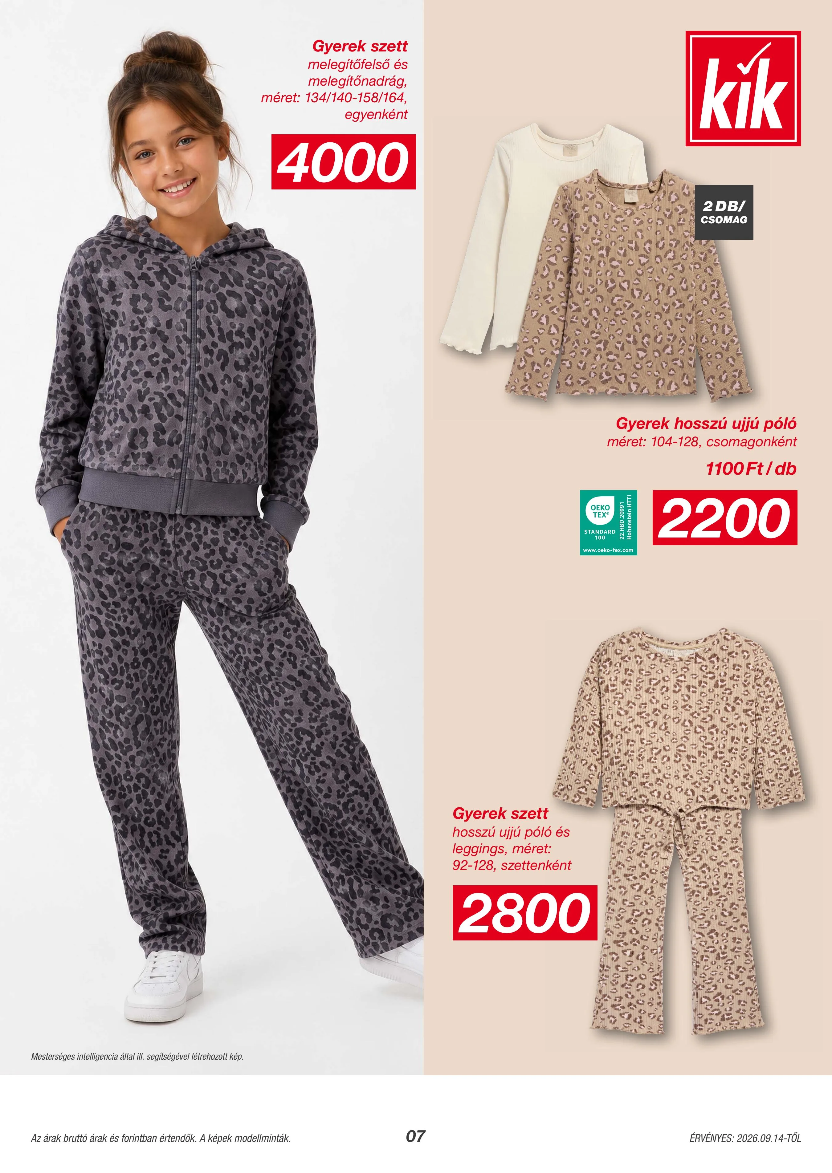 KiK akciós újság Textil 09.14–09.14 – 7. oldal