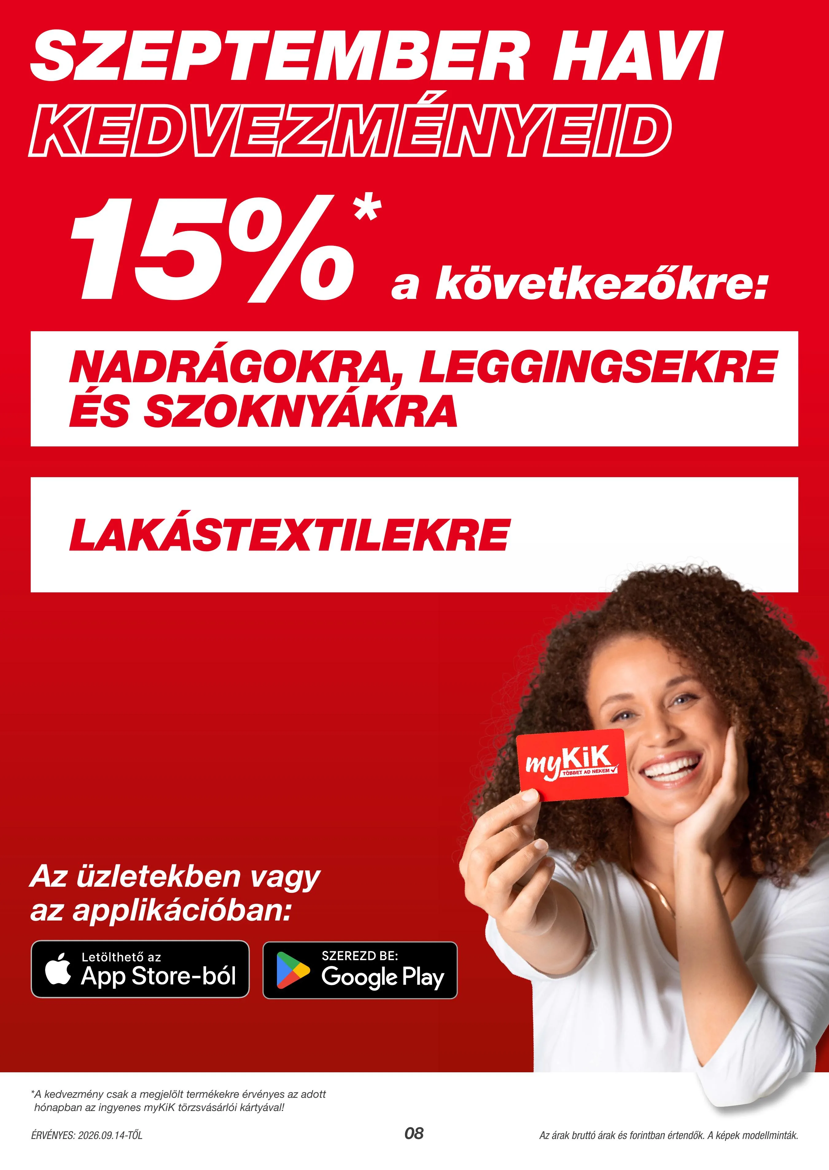 KiK akciós újság Textil 09.14–09.14 – 8. oldal