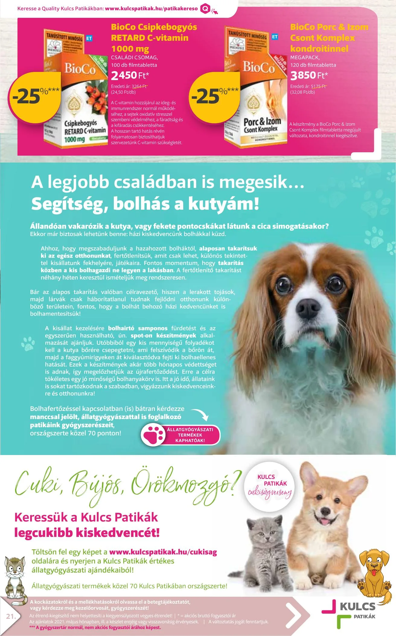 Kulcs akciós újság Patika 05.01–05.31 – 21. oldal
