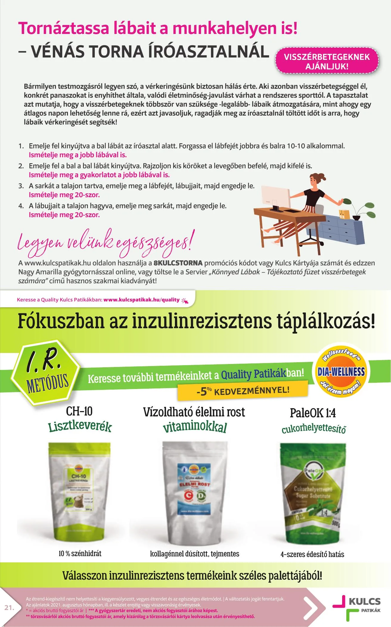 Kulcs akciós újság Patika 08.01–08.31 – 21. oldal