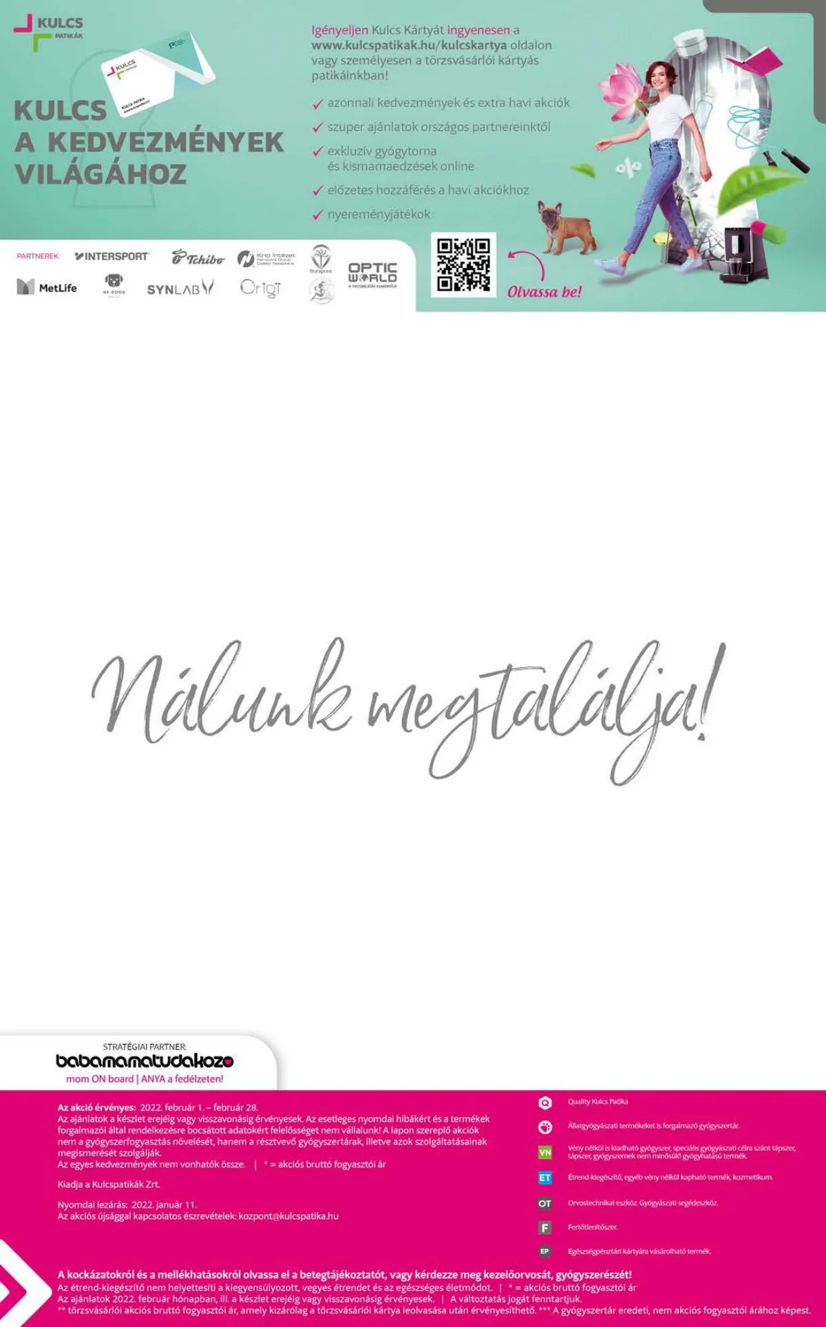 Kulcs akciós újság Patika 02.01–02.28 – 24. oldal