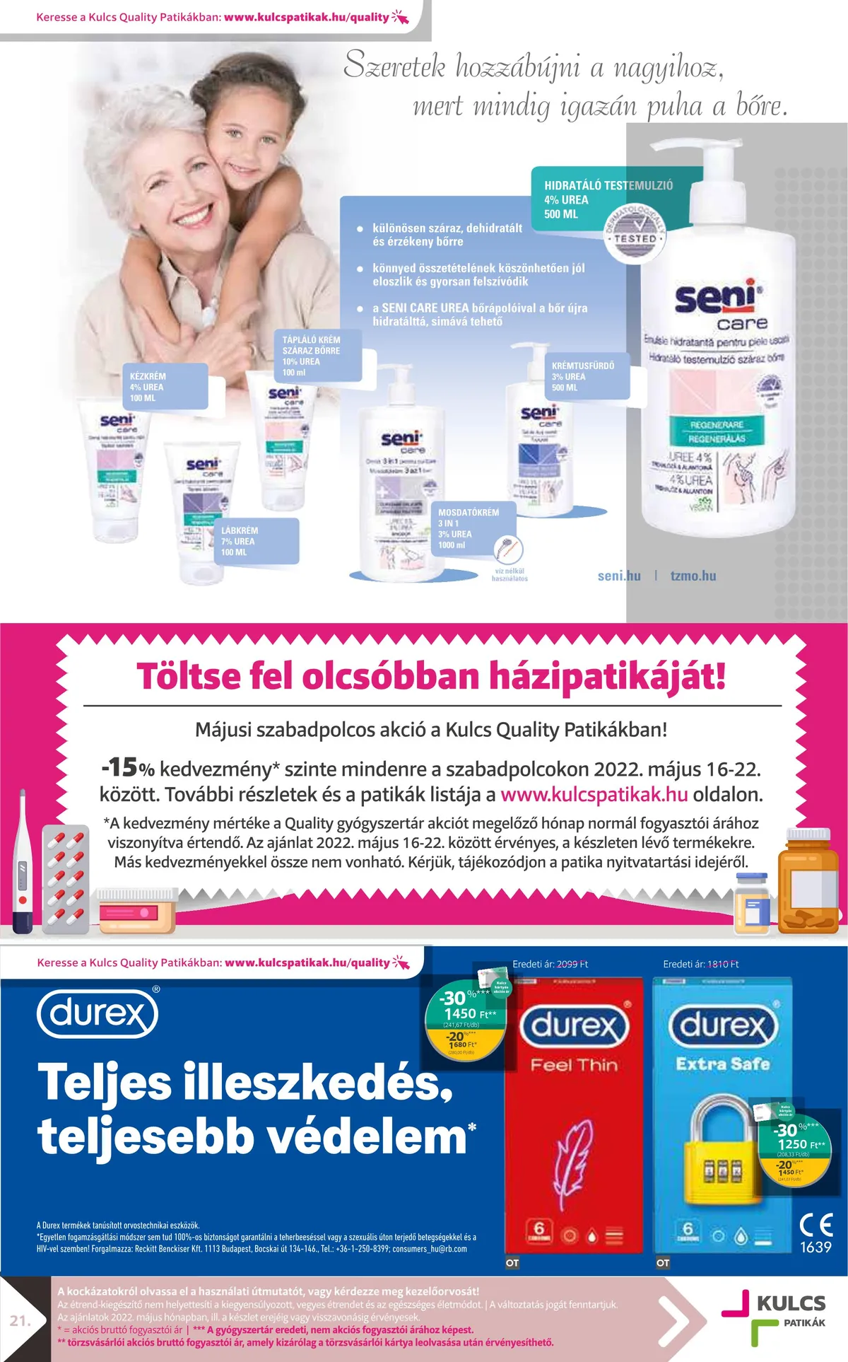 Kulcs akciós újság Patika 05.01–05.31 – 21. oldal