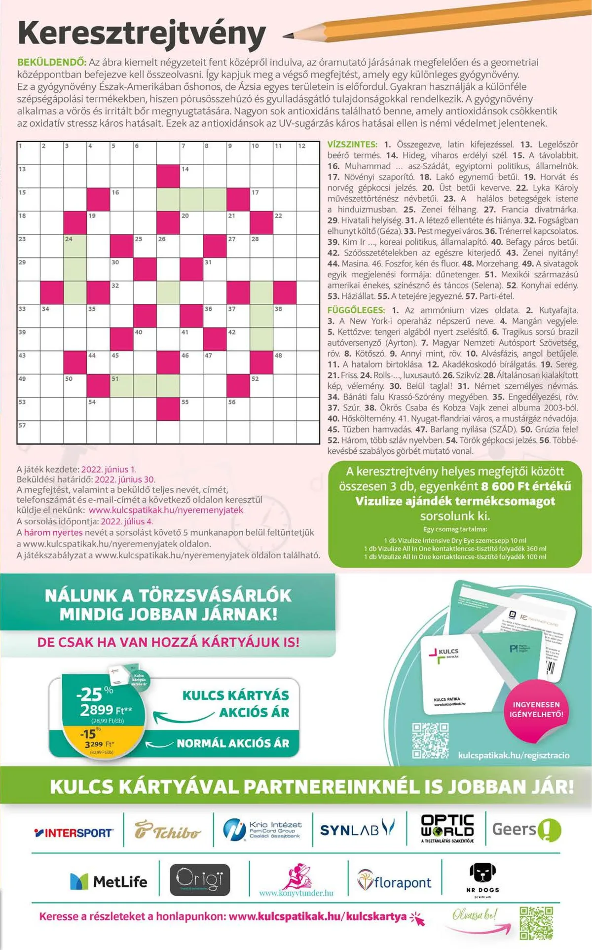 Kulcs akciós újság Patika 06.01–06.30 – 23. oldal