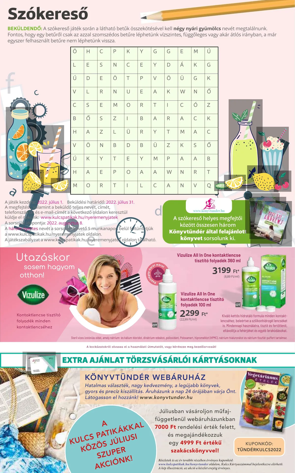 Kulcs akciós újság Patika 07.01–07.31 – 23. oldal