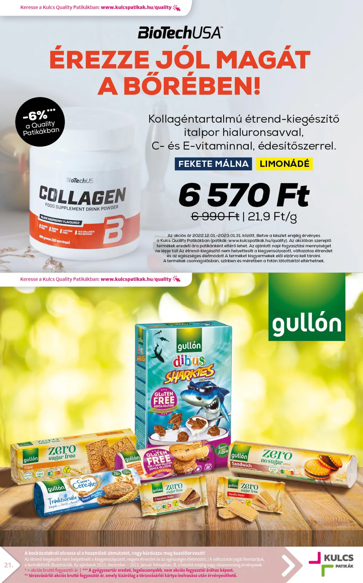 Kulcs akciós újság Patika 12.01–12.31 – 21. oldal