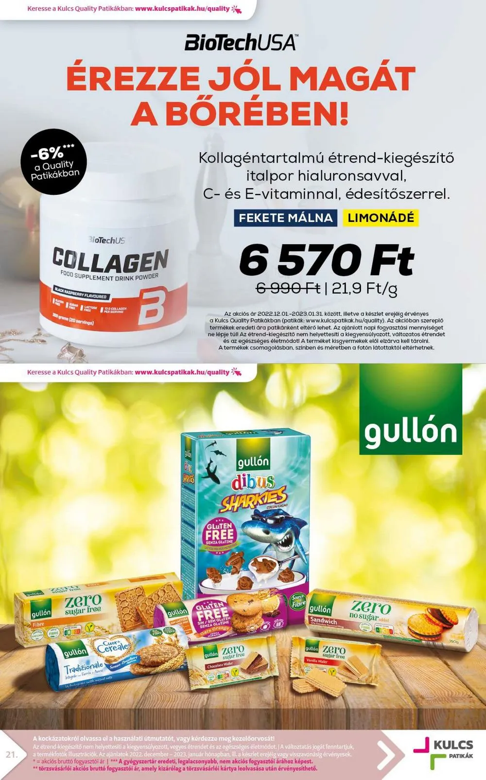 Kulcs akciós újság Patika 01.01–01.31 – 21. oldal