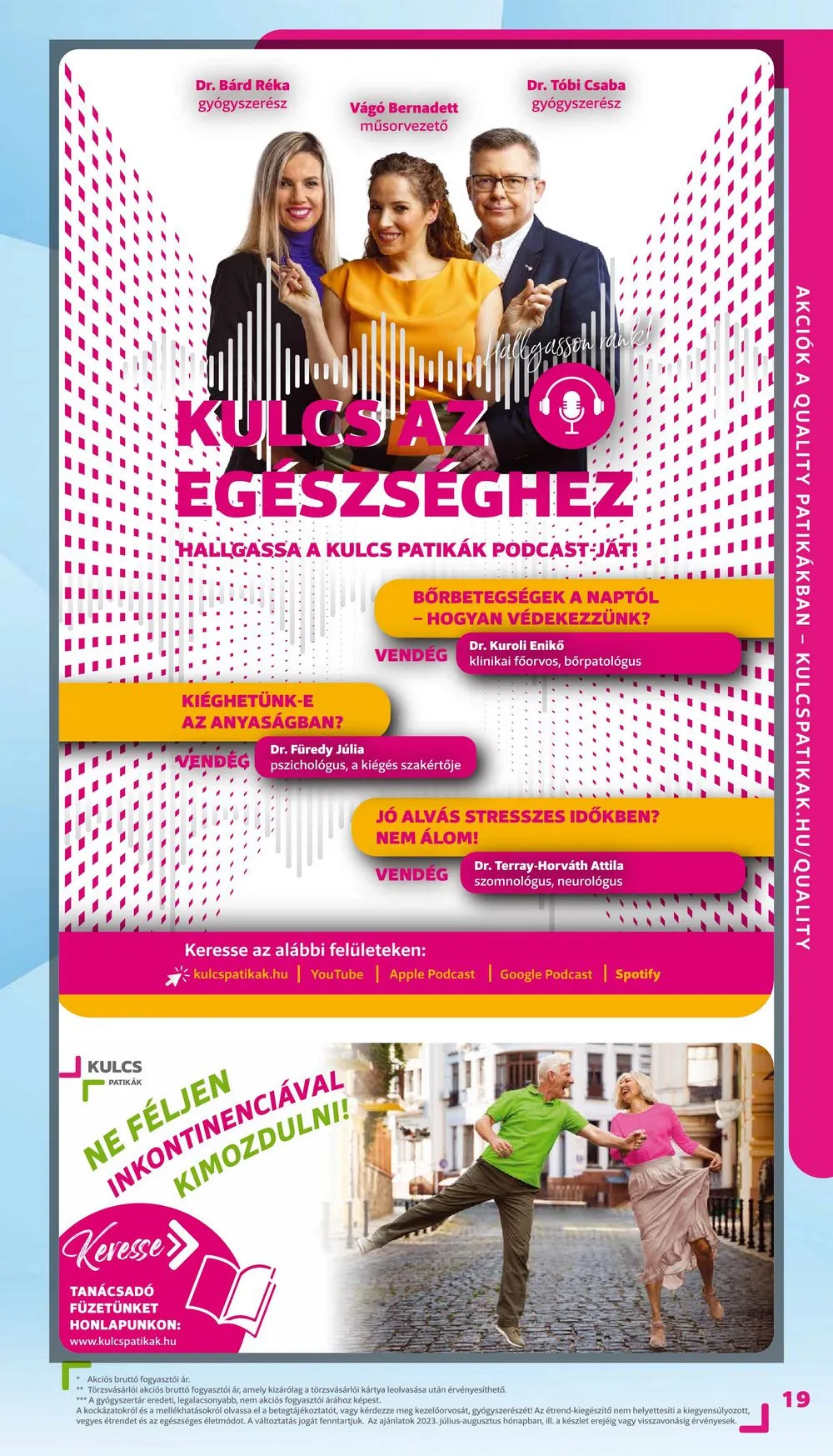 Kulcs akciós újság Patika 08.01–08.31 – 19. oldal