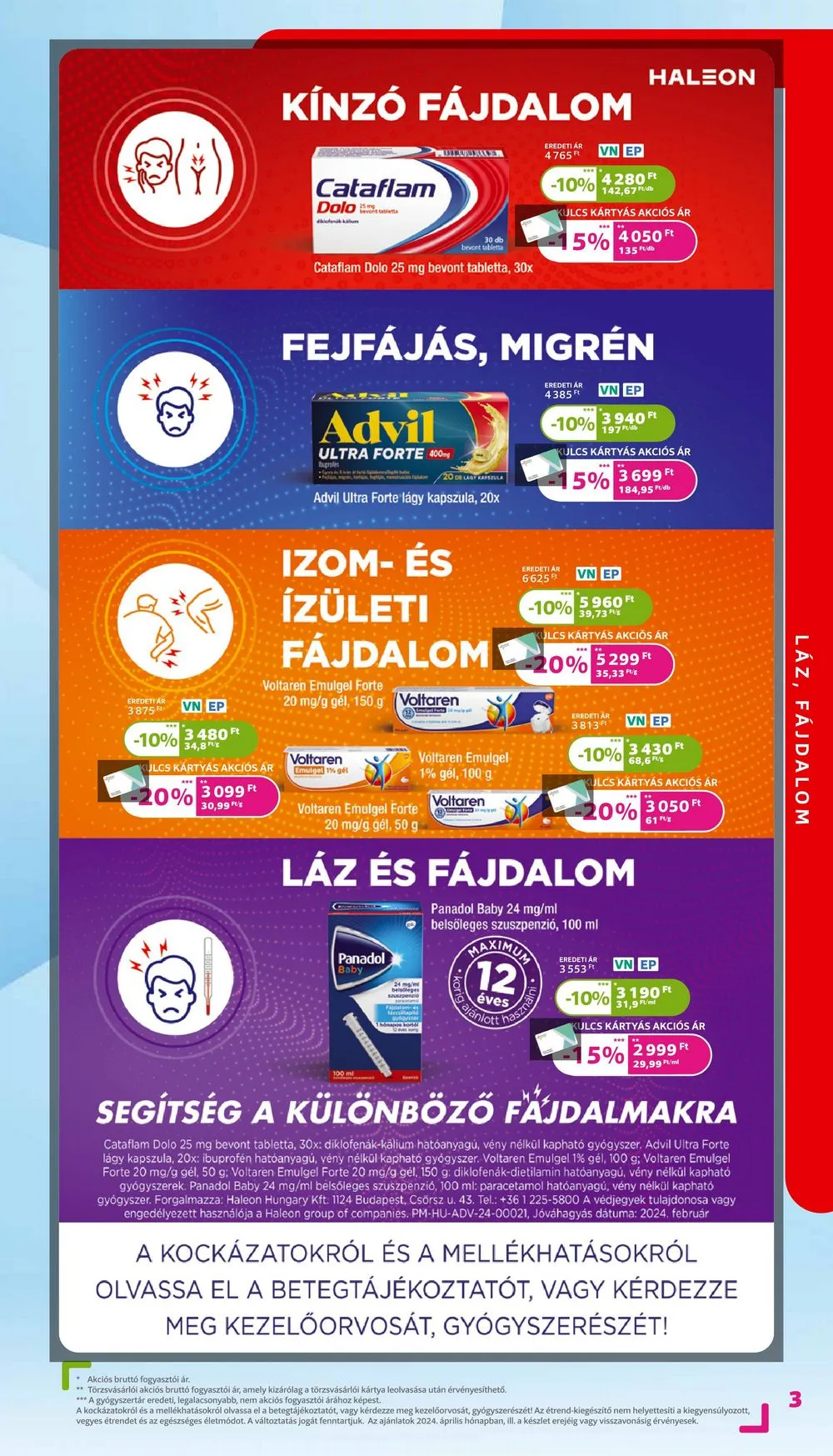 Kulcs akciós újság Patika 04.01–04.30 – 3. oldal