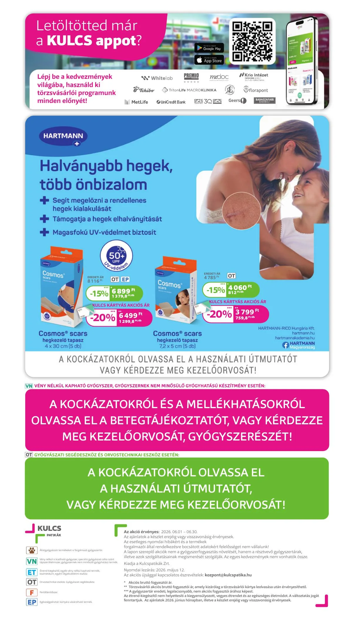 Kulcs akciós újság Patika 06.01–06.30 – 20. oldal
