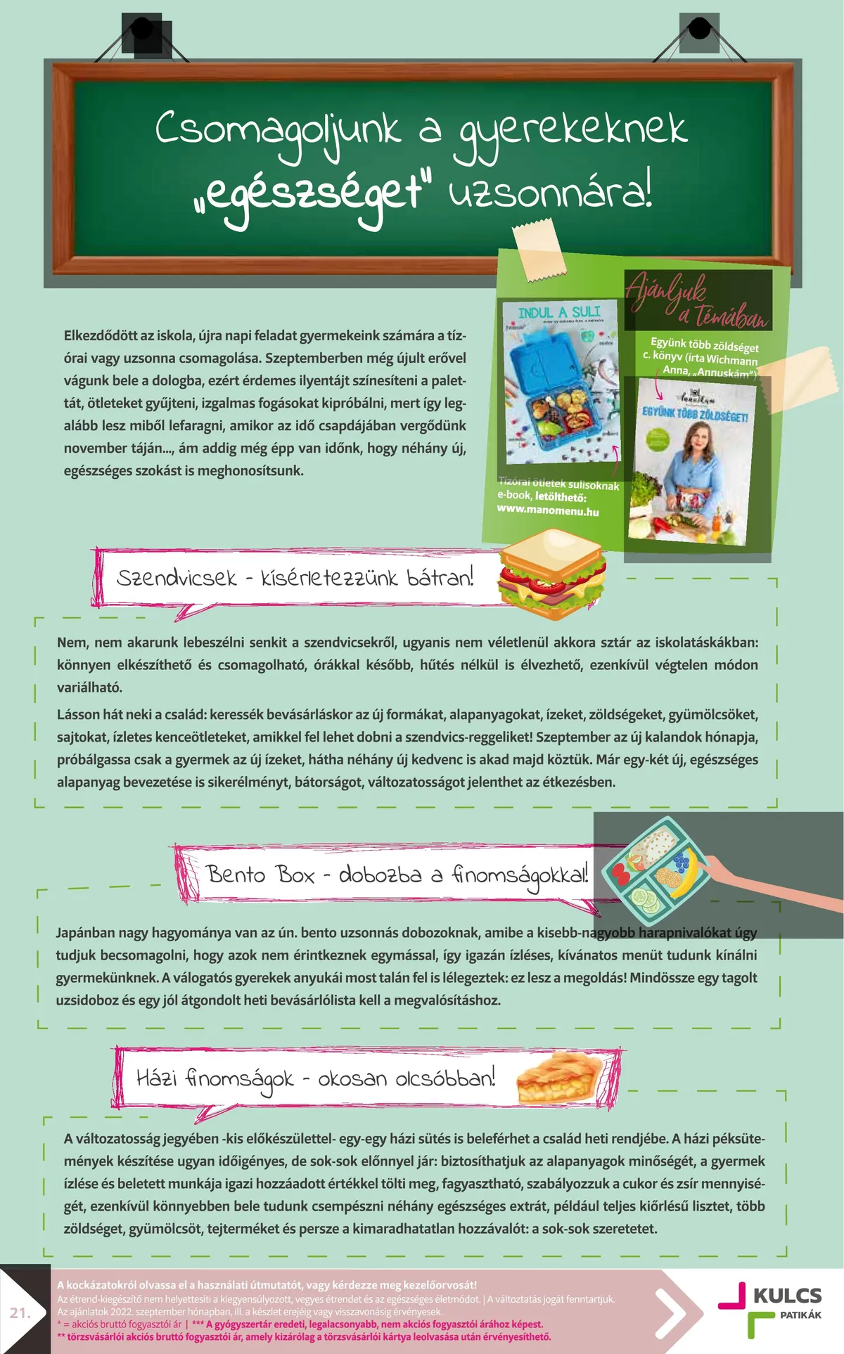 Kulcs akciós újság Patikak 09.01–09.30 – 21. oldal