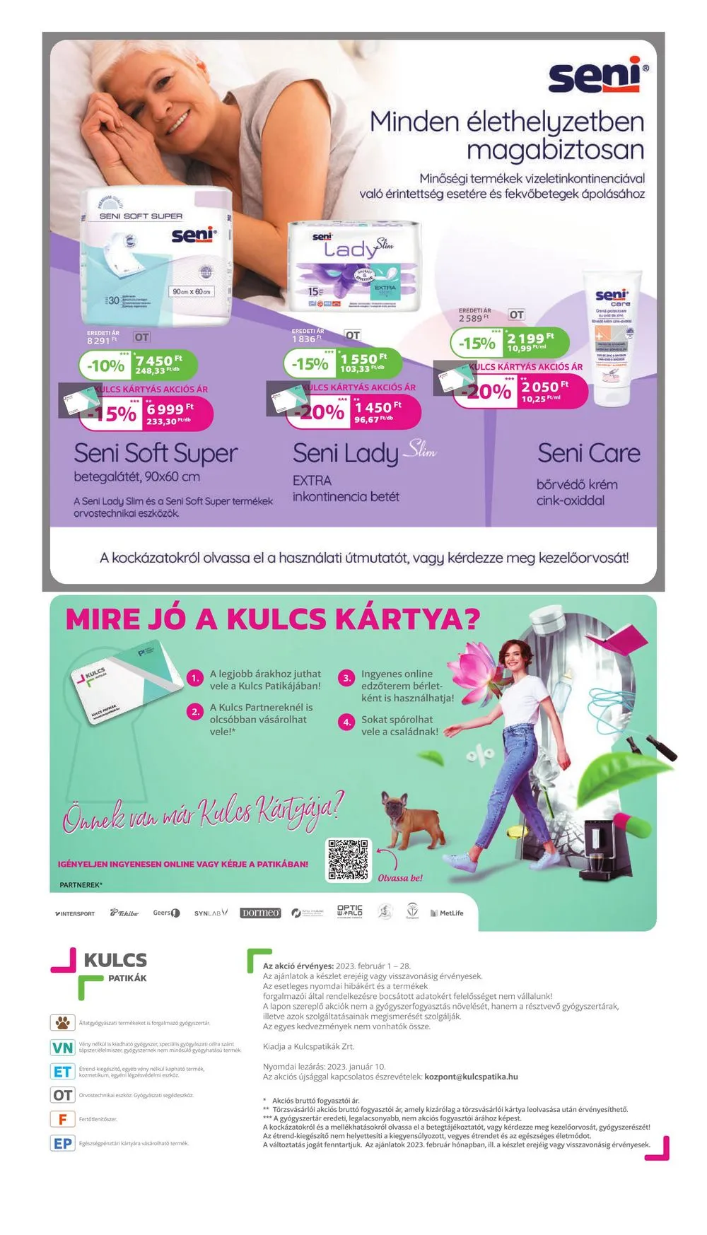 Kulcs akciós újság Patikak 02.01–02.28 – 20. oldal