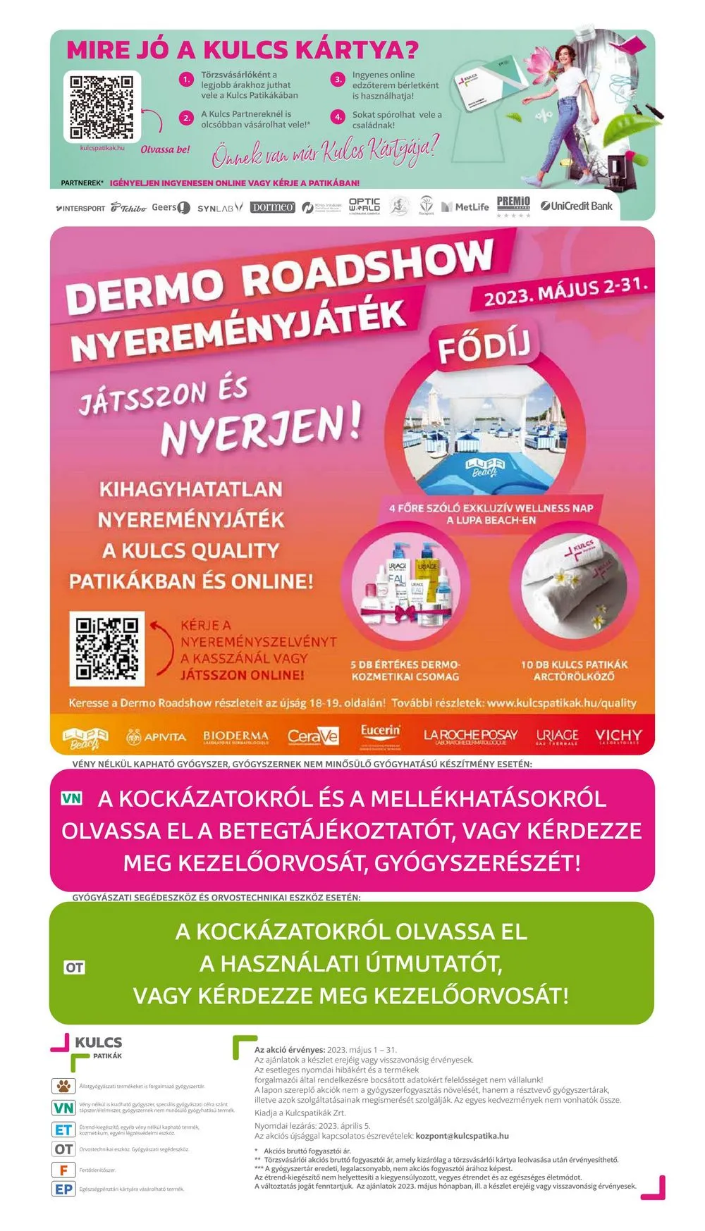 Kulcs akciós újság Patikak 05.01–05.31 – 20. oldal