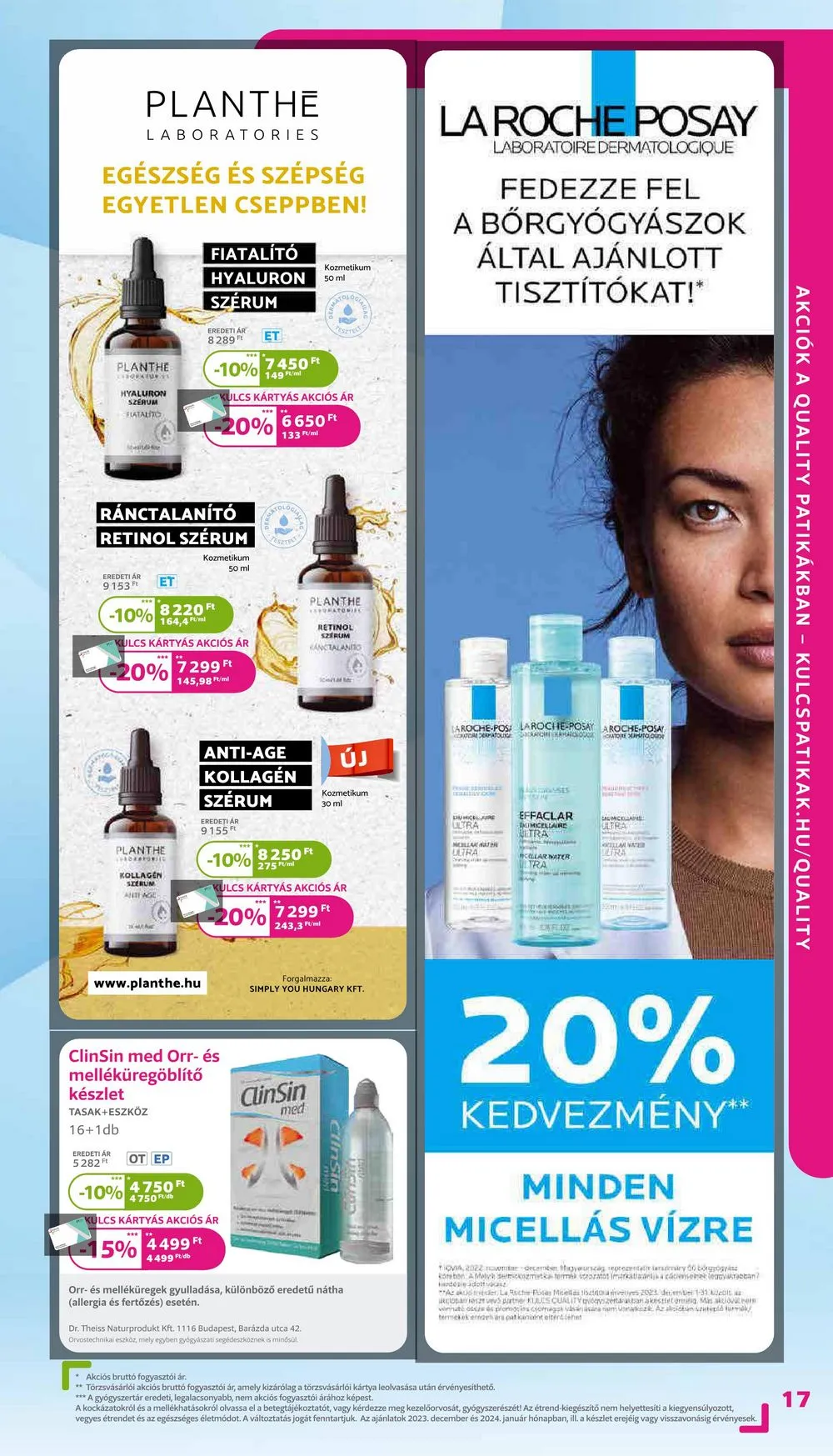 Kulcs akciós újság Patikak 12.01–12.31 – 17. oldal