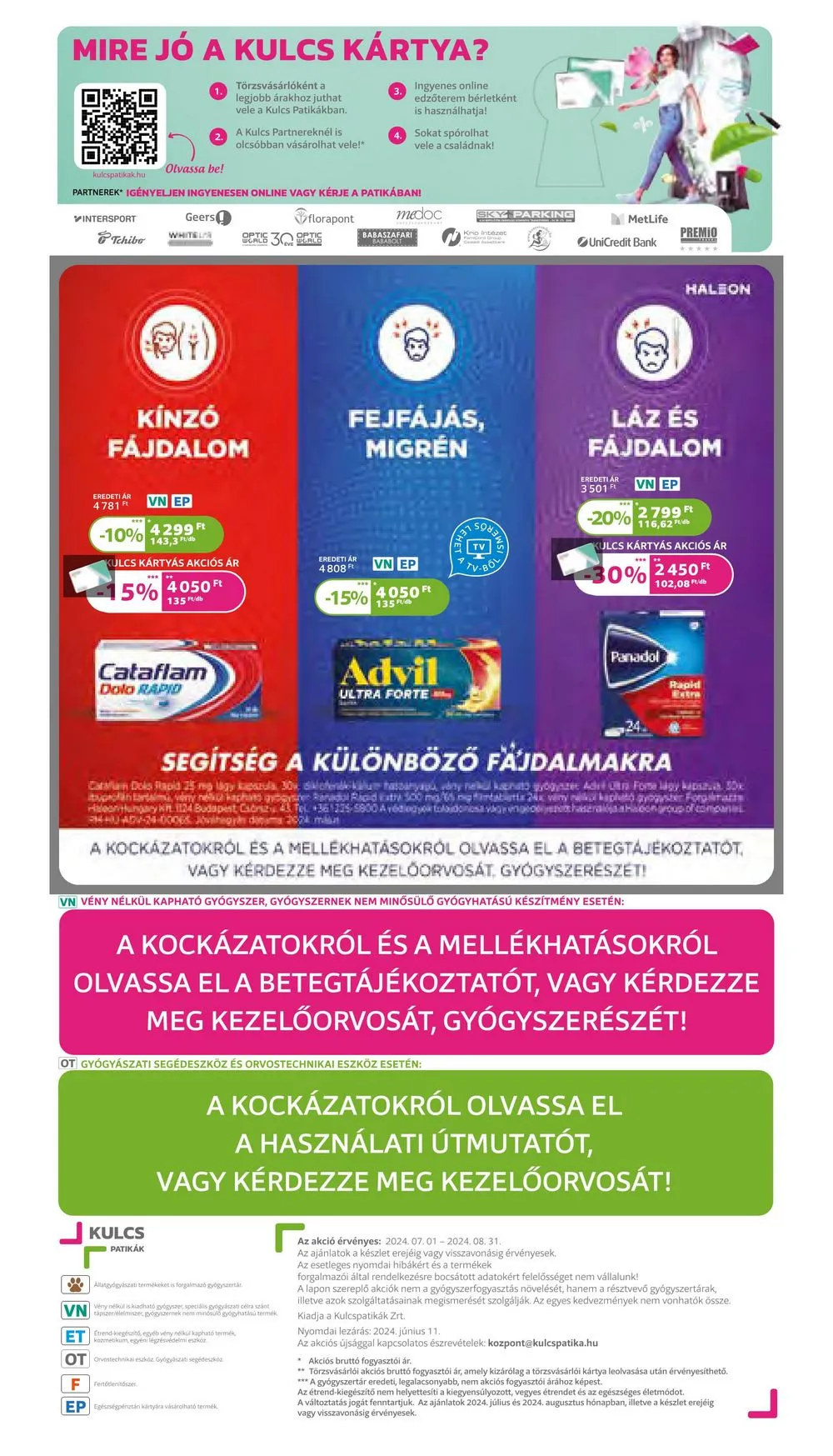 Kulcs akciós újság Patikak 07.01–07.31 – 20. oldal