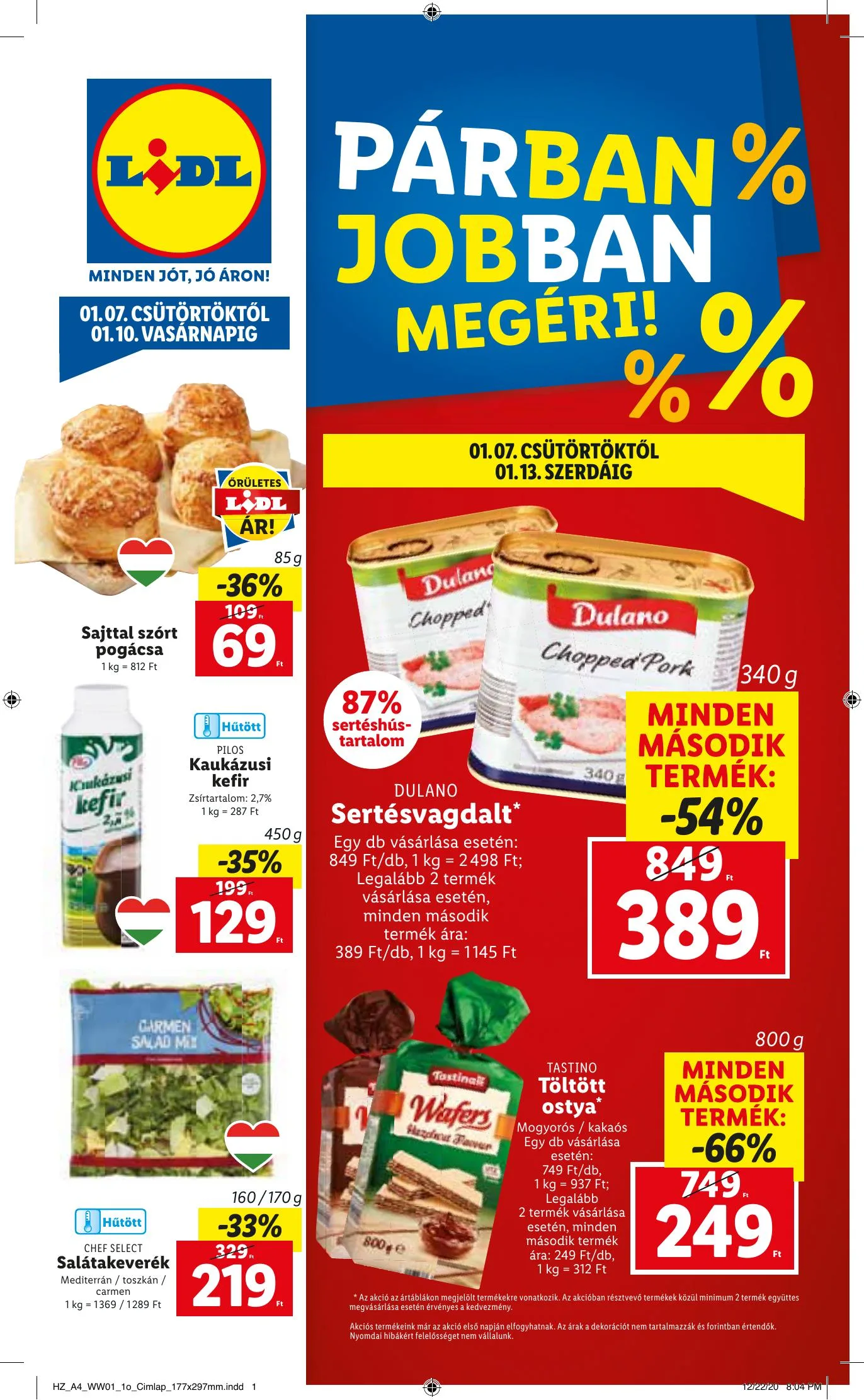 Lidl akciós újság 01.07–01.13