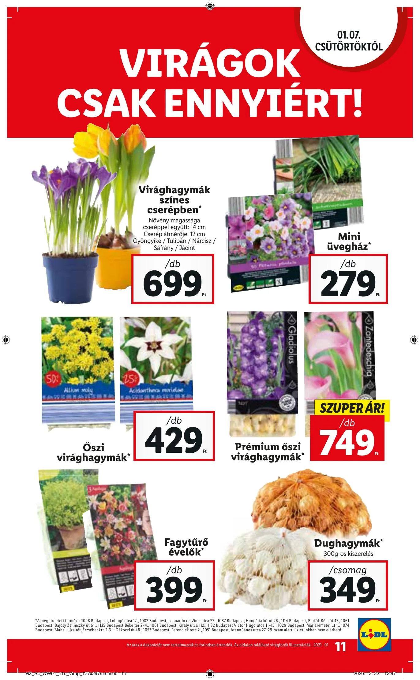 Lidl akciós újság 01.07–01.13 – 11. oldal