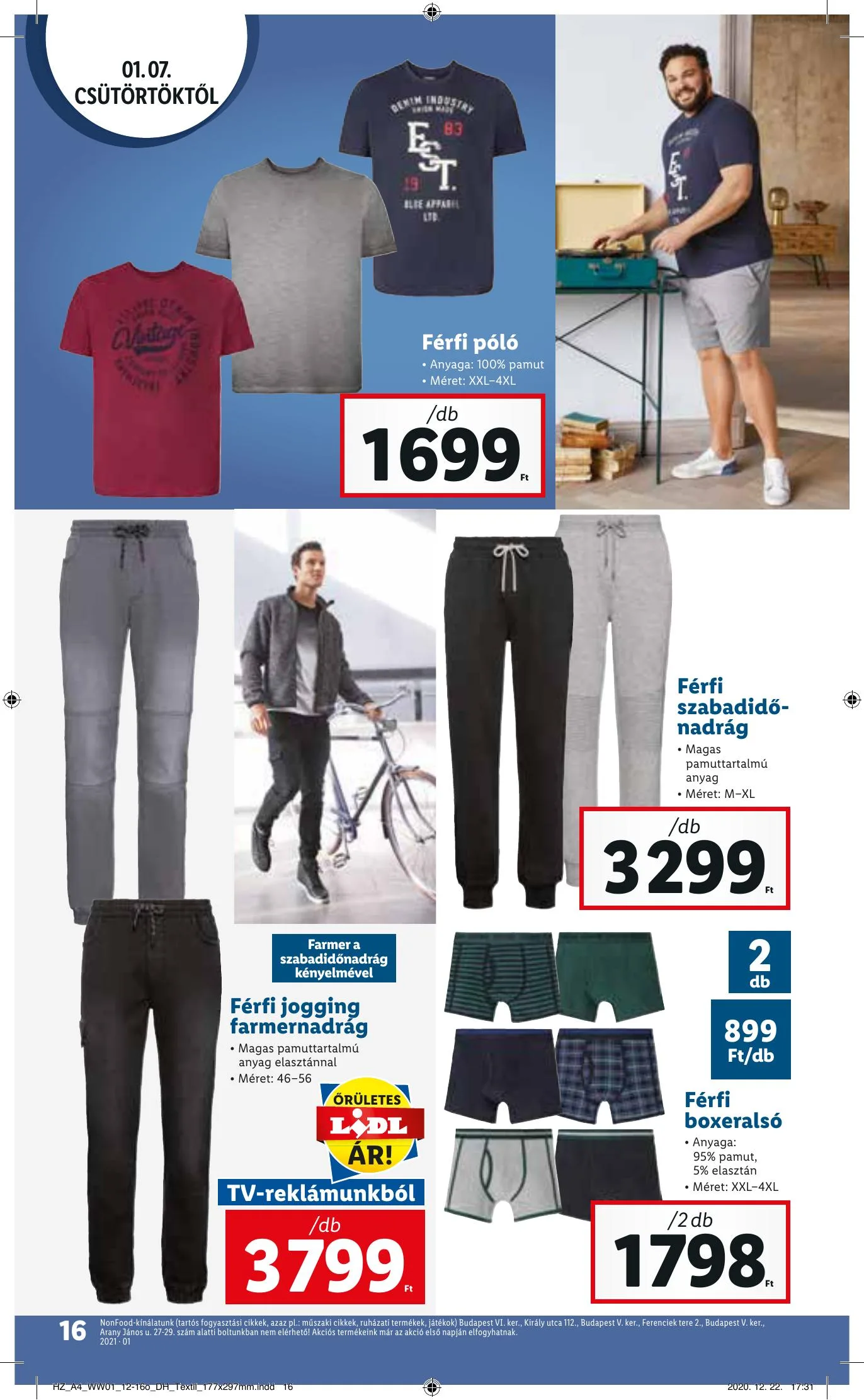 Lidl akciós újság 01.07–01.13 – 16. oldal