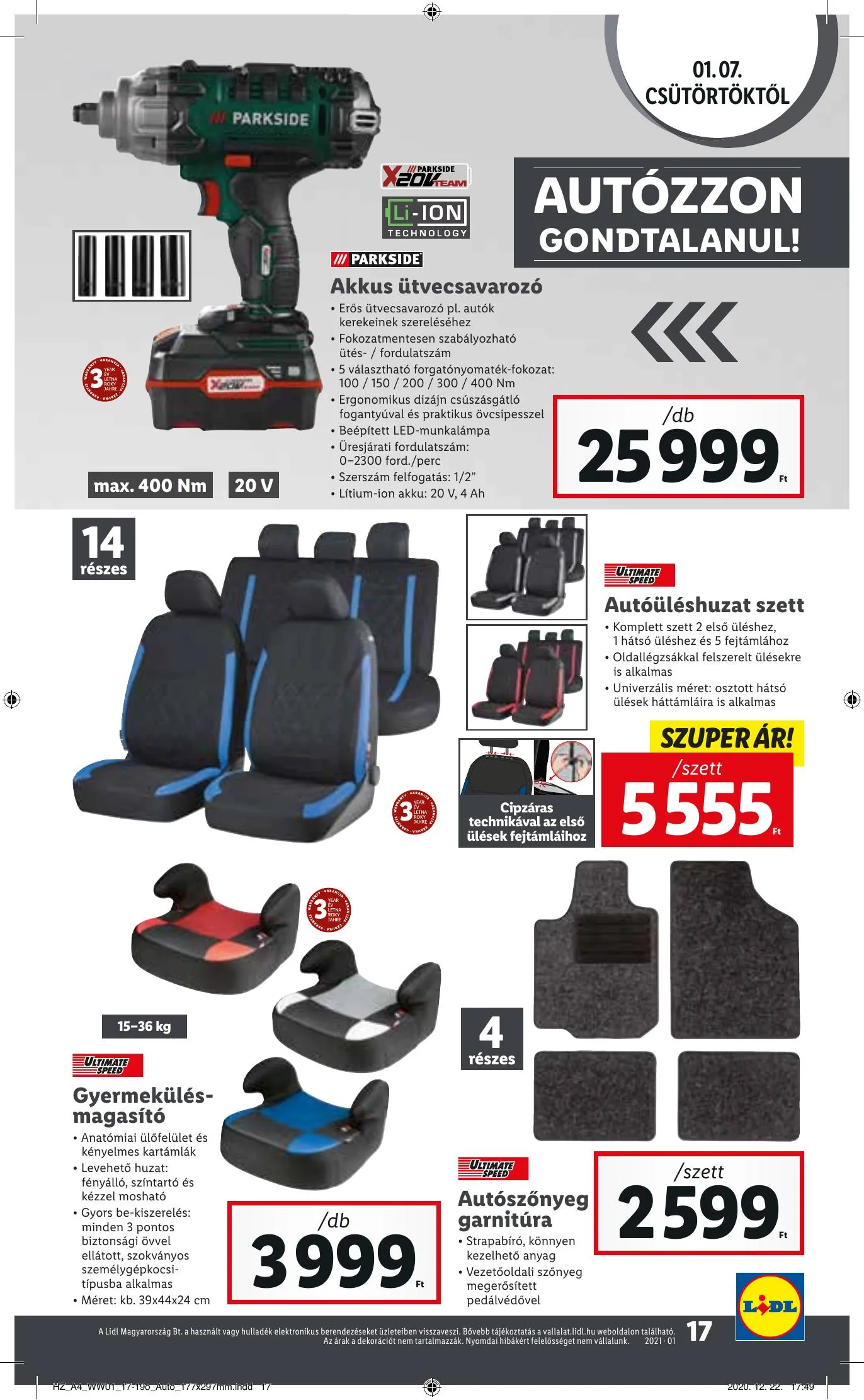 Lidl akciós újság 01.07–01.13 – 17. oldal