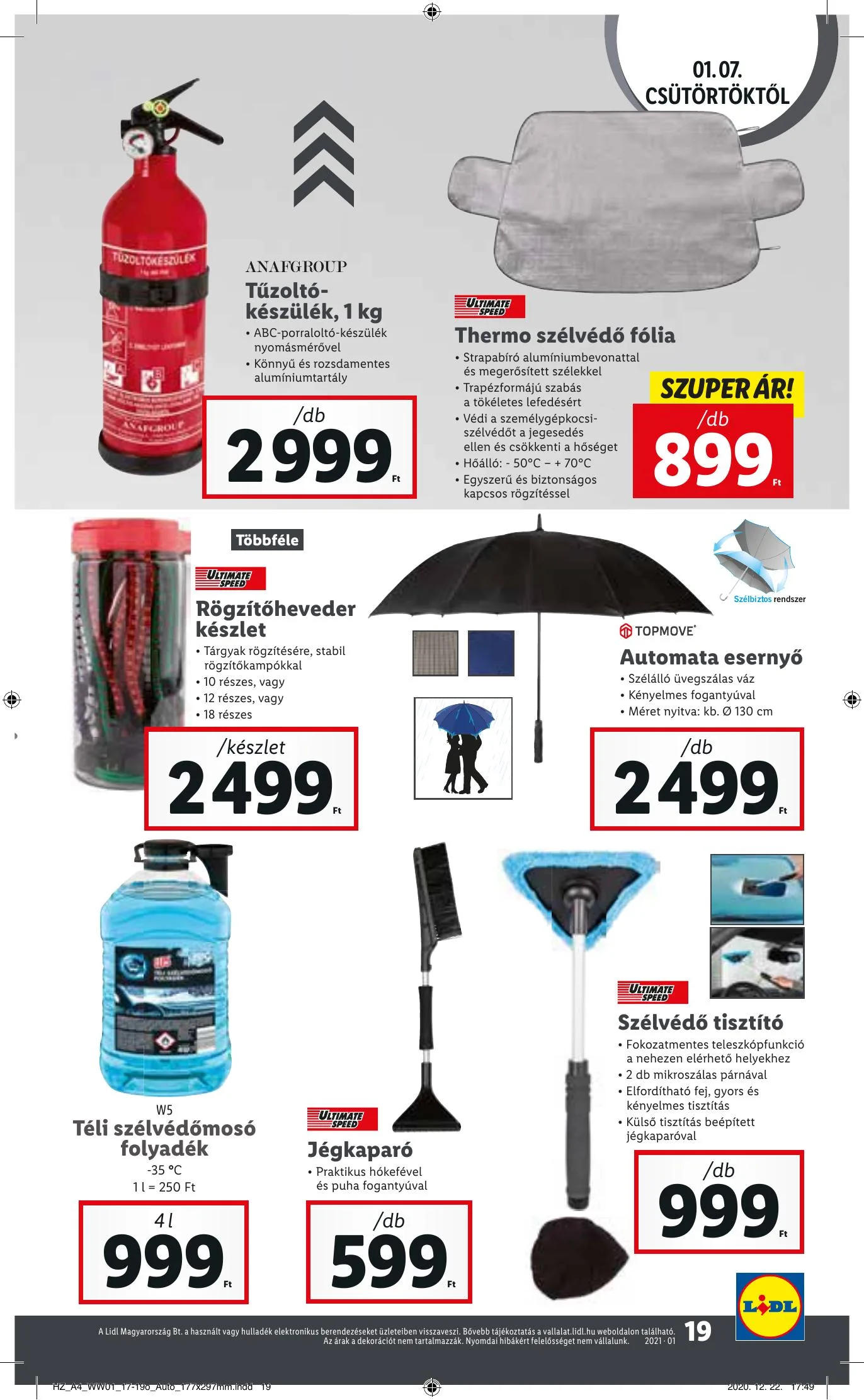 Lidl akciós újság 01.07–01.13 – 19. oldal