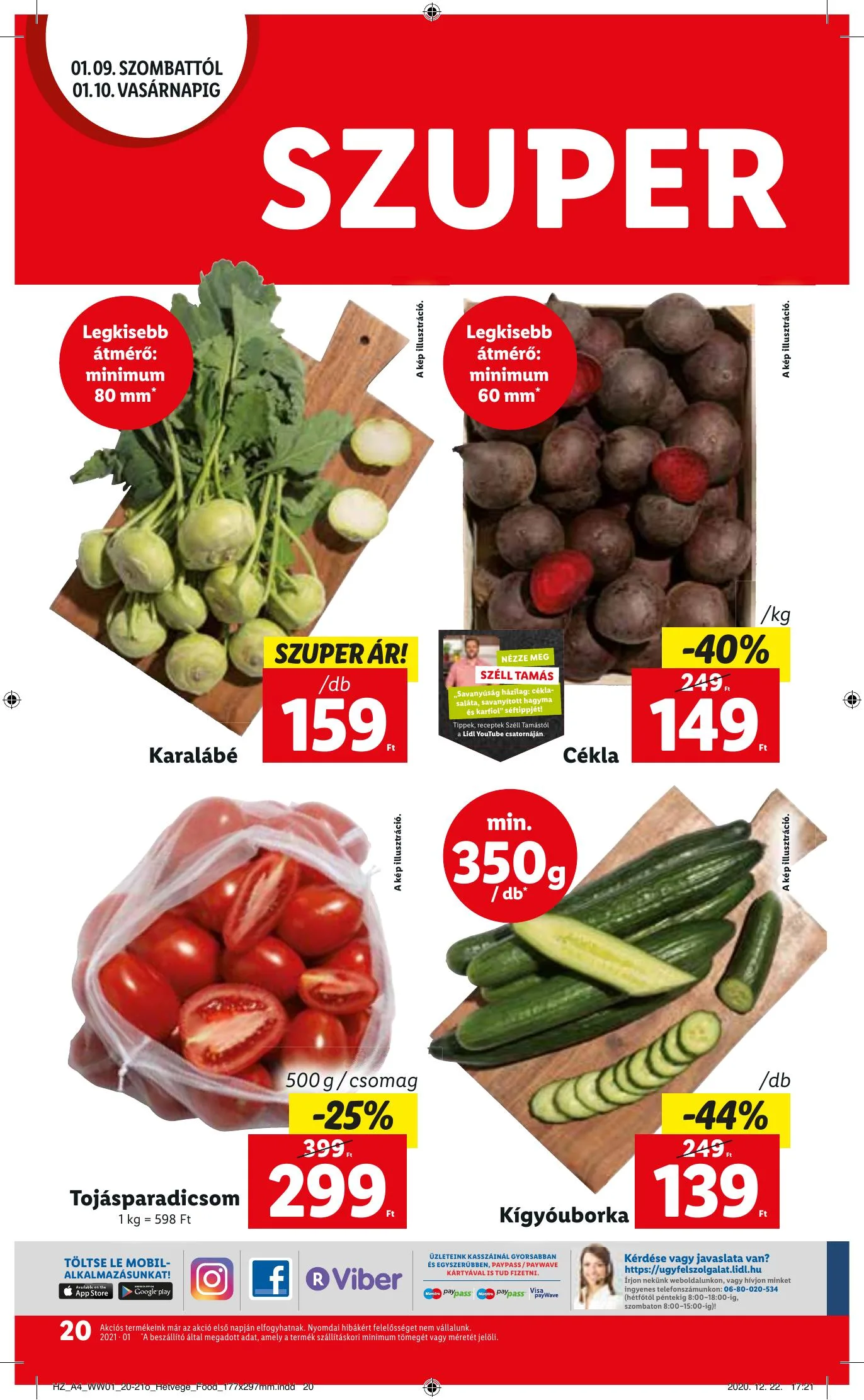 Lidl akciós újság 01.07–01.13 – 20. oldal