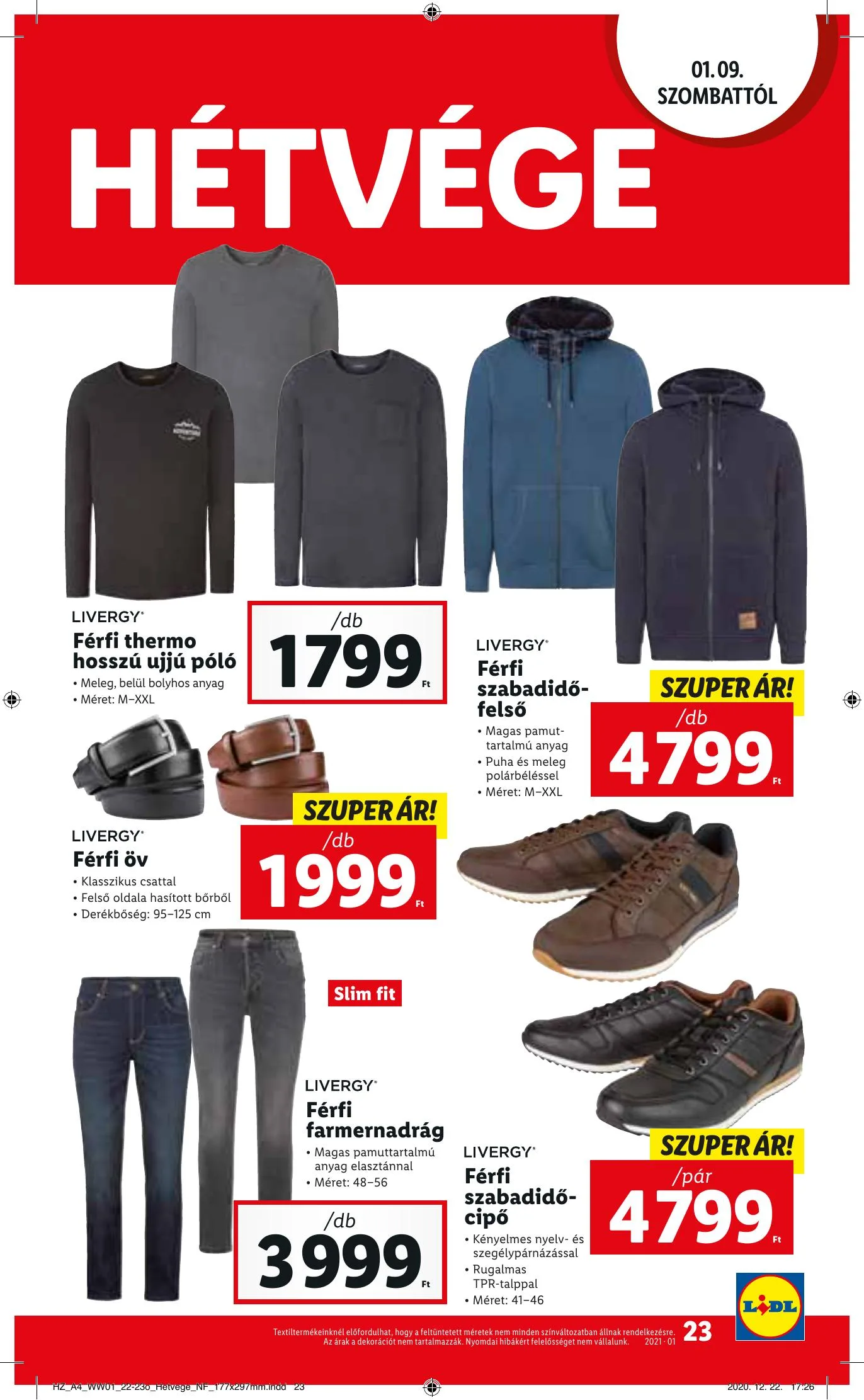 Lidl akciós újság 01.07–01.13 – 23. oldal