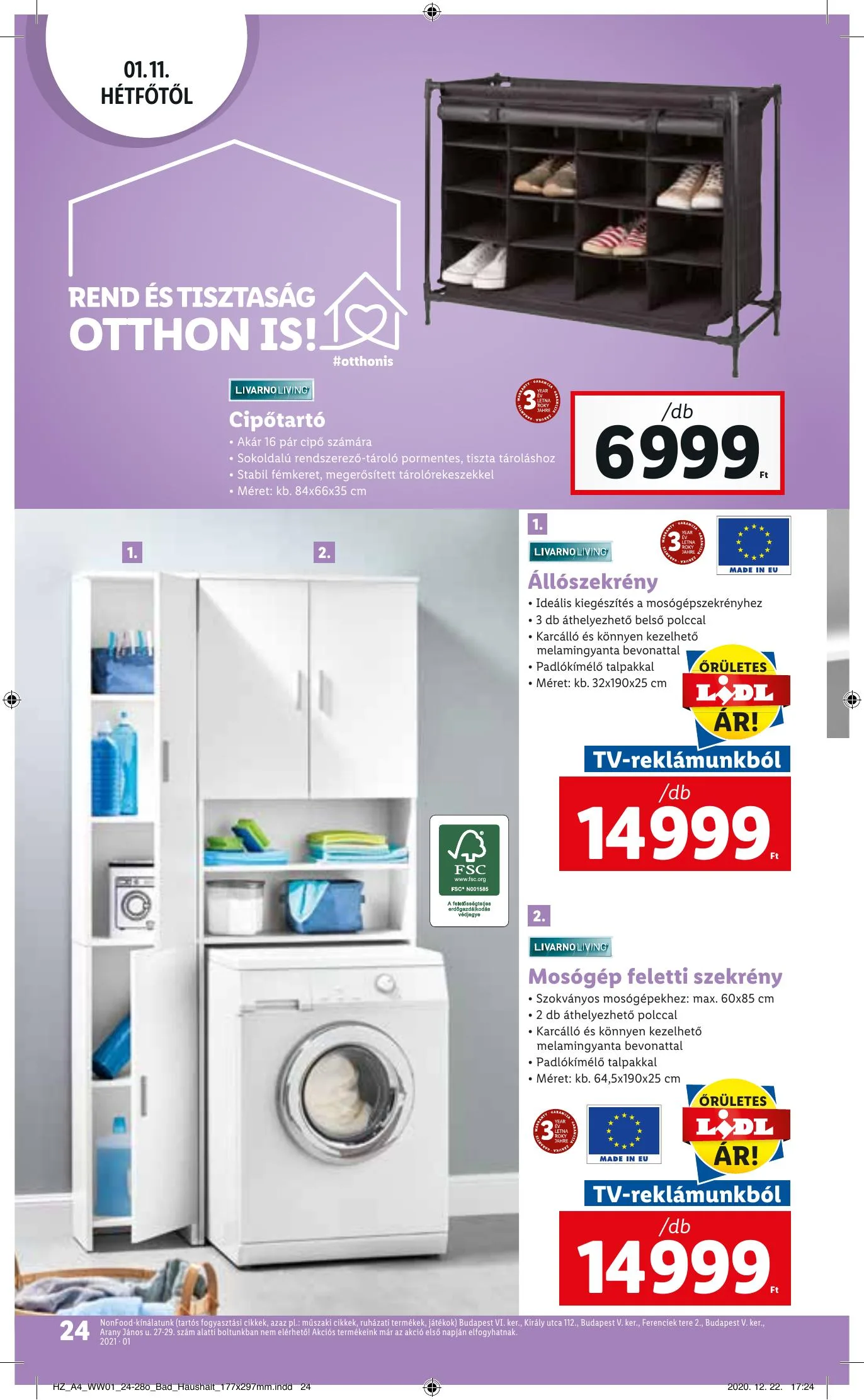 Lidl akciós újság 01.07–01.13 – 24. oldal