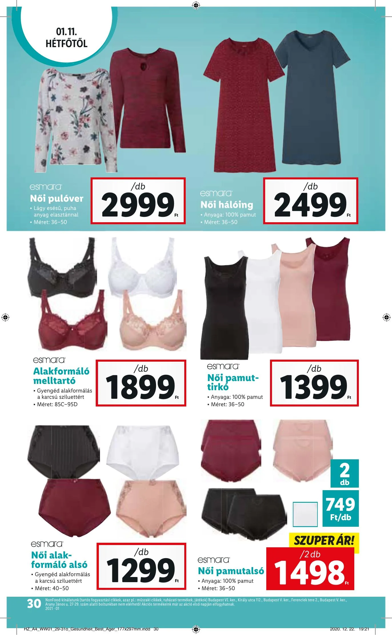 Lidl akciós újság 01.07–01.13 – 30. oldal