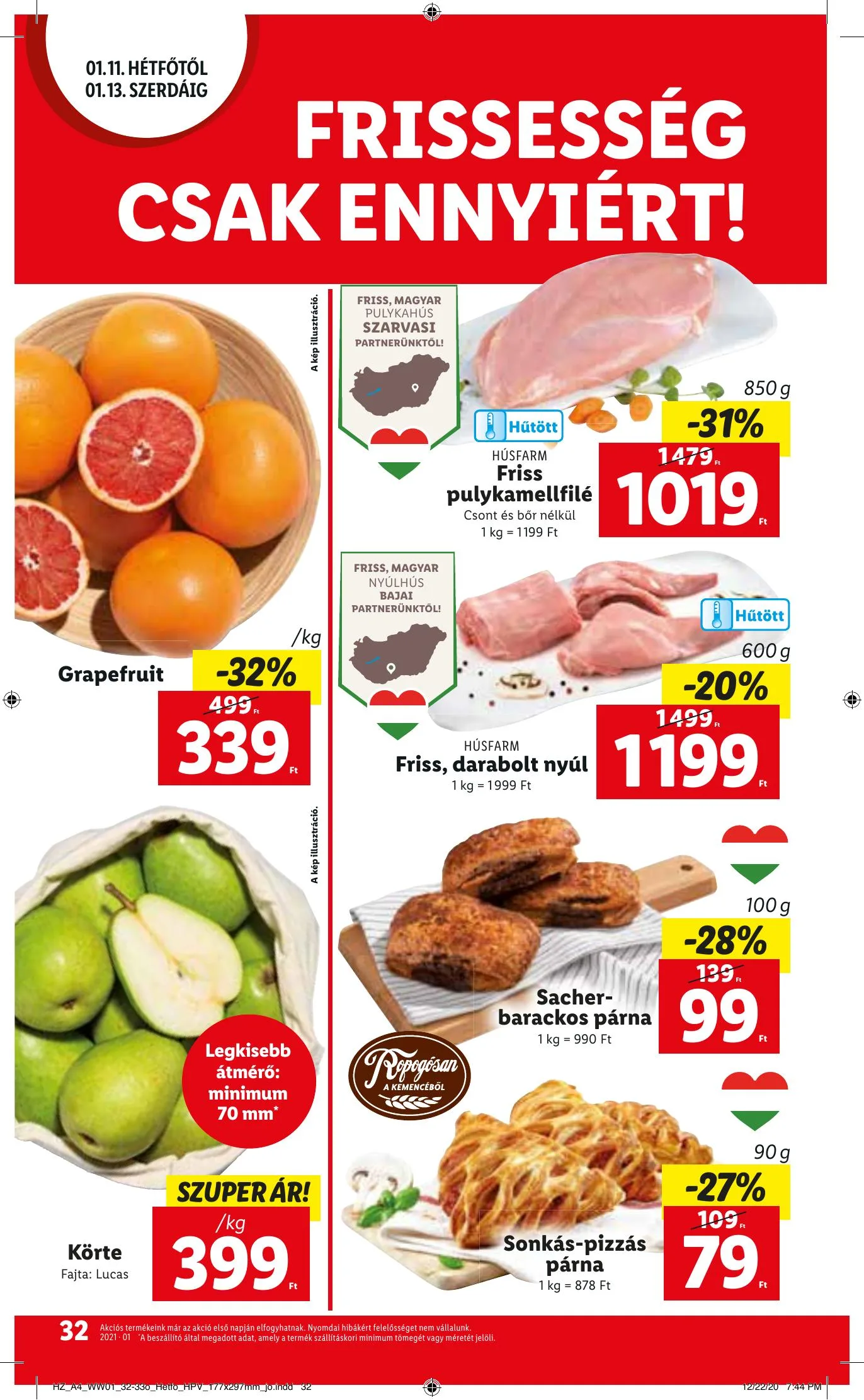 Lidl akciós újság 01.07–01.13 – 32. oldal
