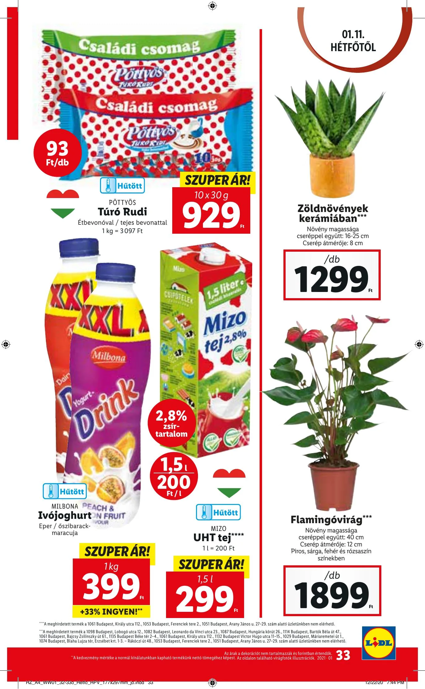 Lidl akciós újság 01.07–01.13 – 33. oldal