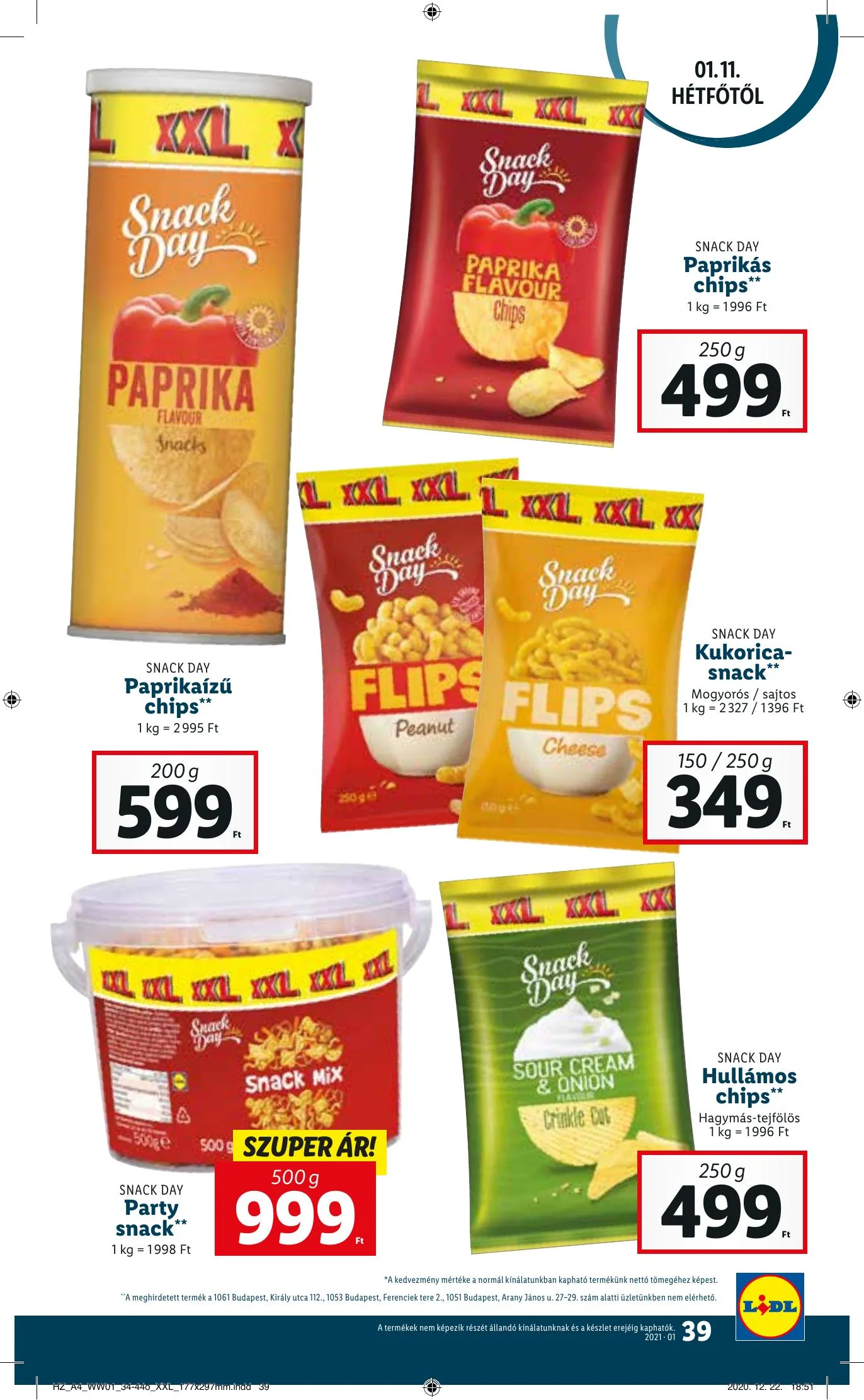 Lidl akciós újság 01.07–01.13 – 39. oldal
