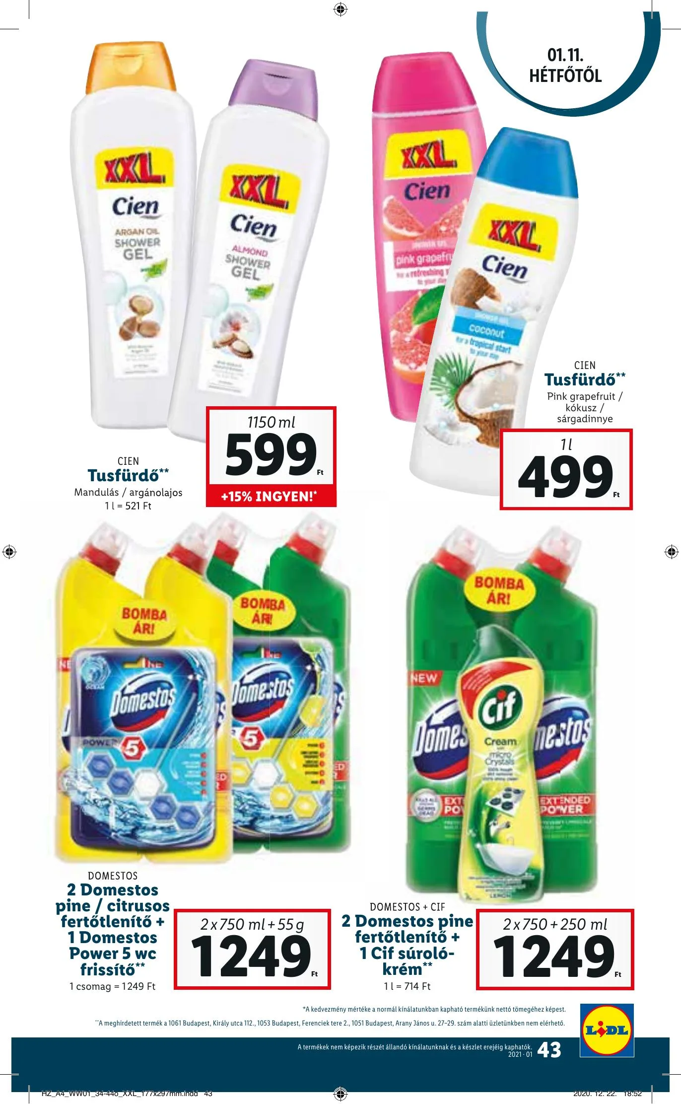 Lidl akciós újság 01.07–01.13 – 43. oldal