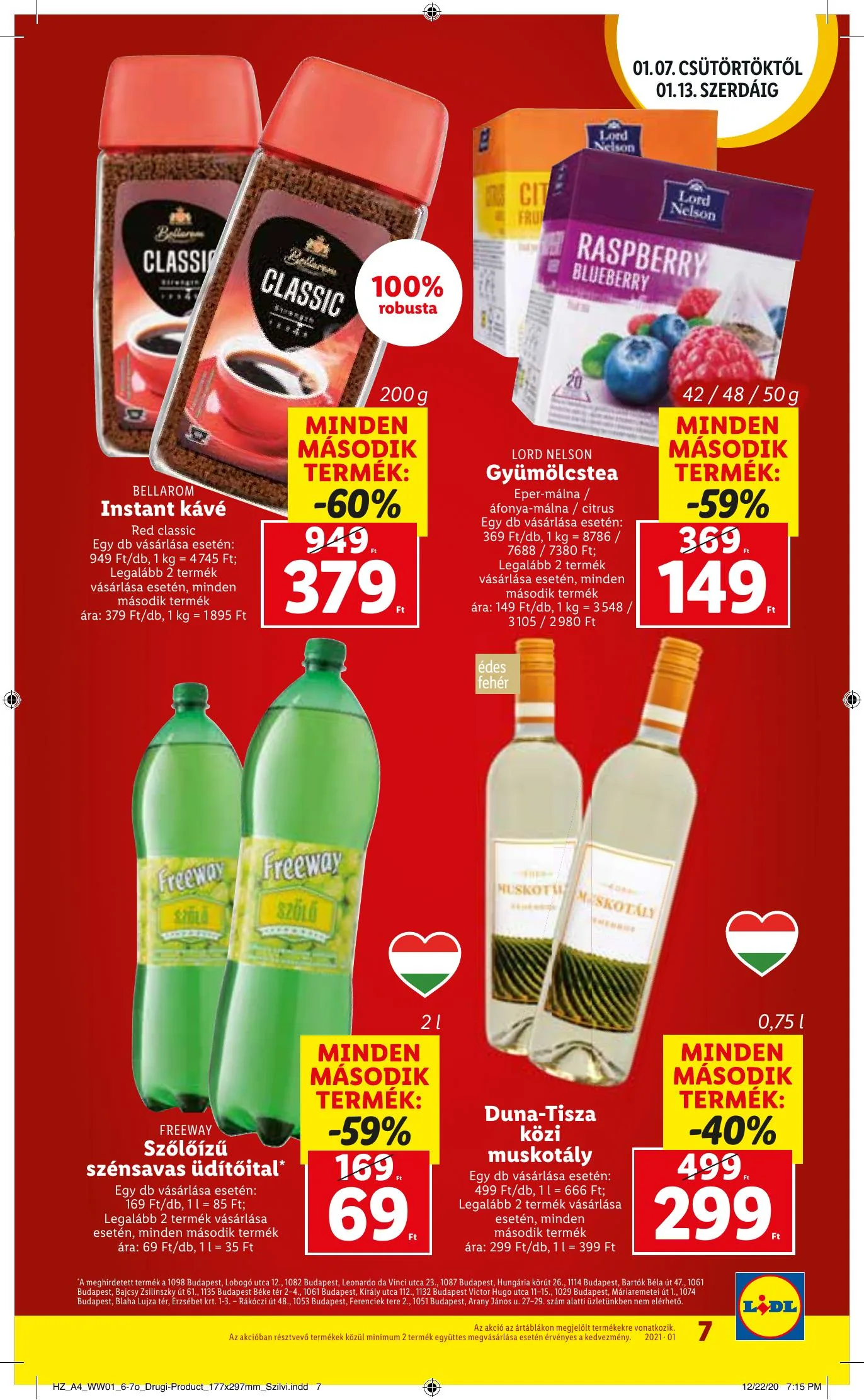 Lidl akciós újság 01.07–01.13 – 7. oldal