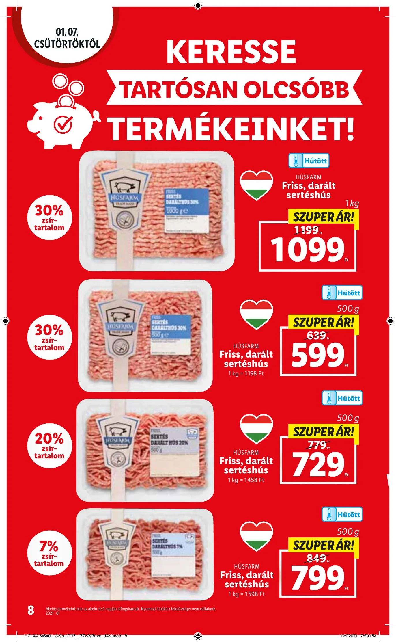 Lidl akciós újság 01.07–01.13 – 8. oldal