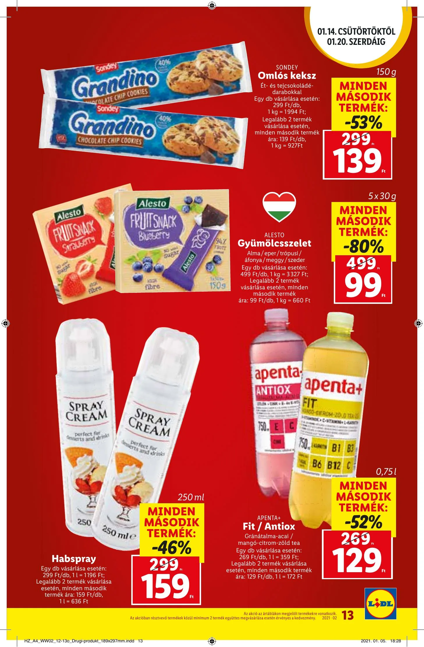 Lidl akciós újság 01.14–01.20 – 13. oldal