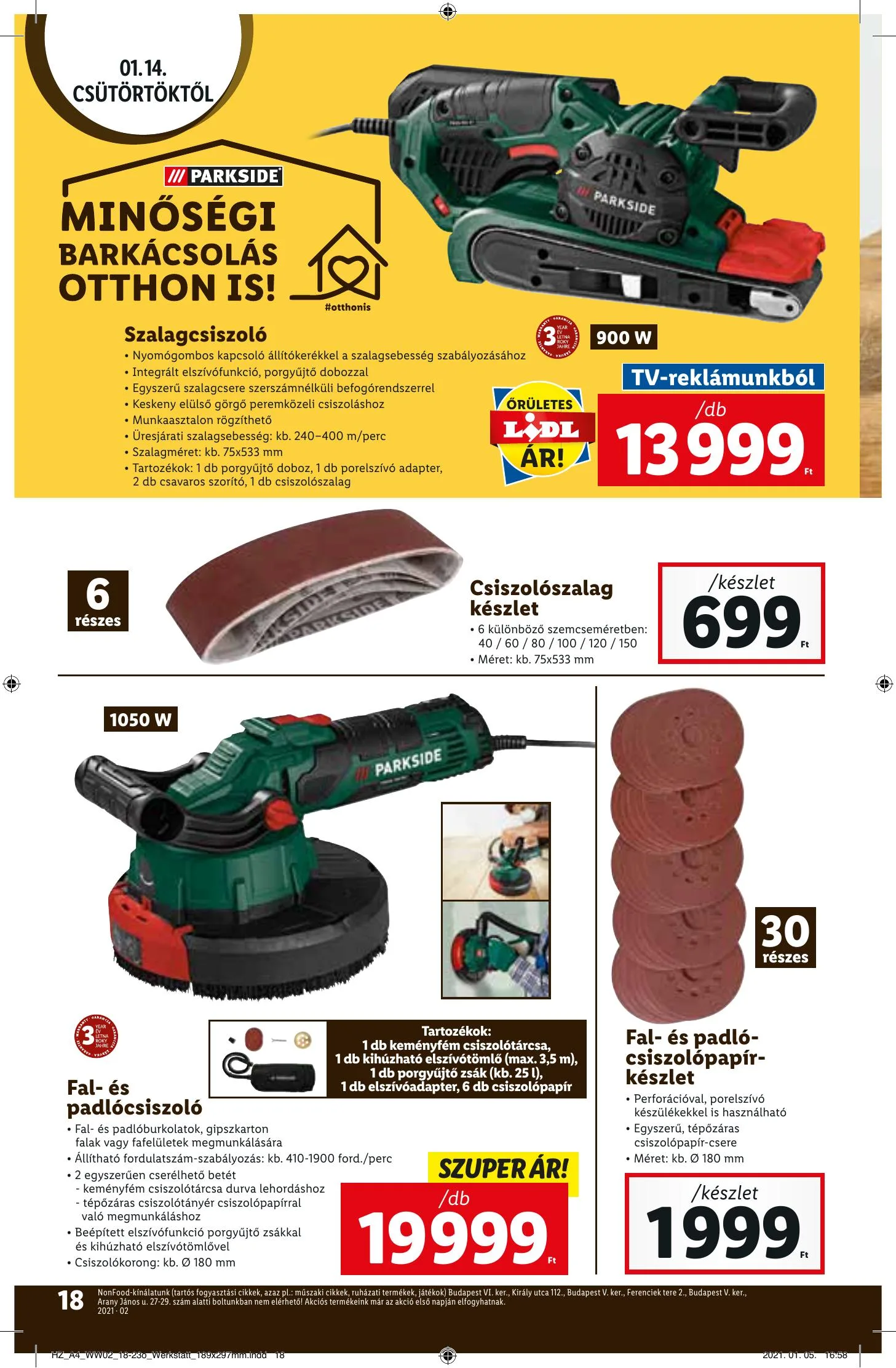 Lidl akciós újság 01.14–01.20 – 18. oldal