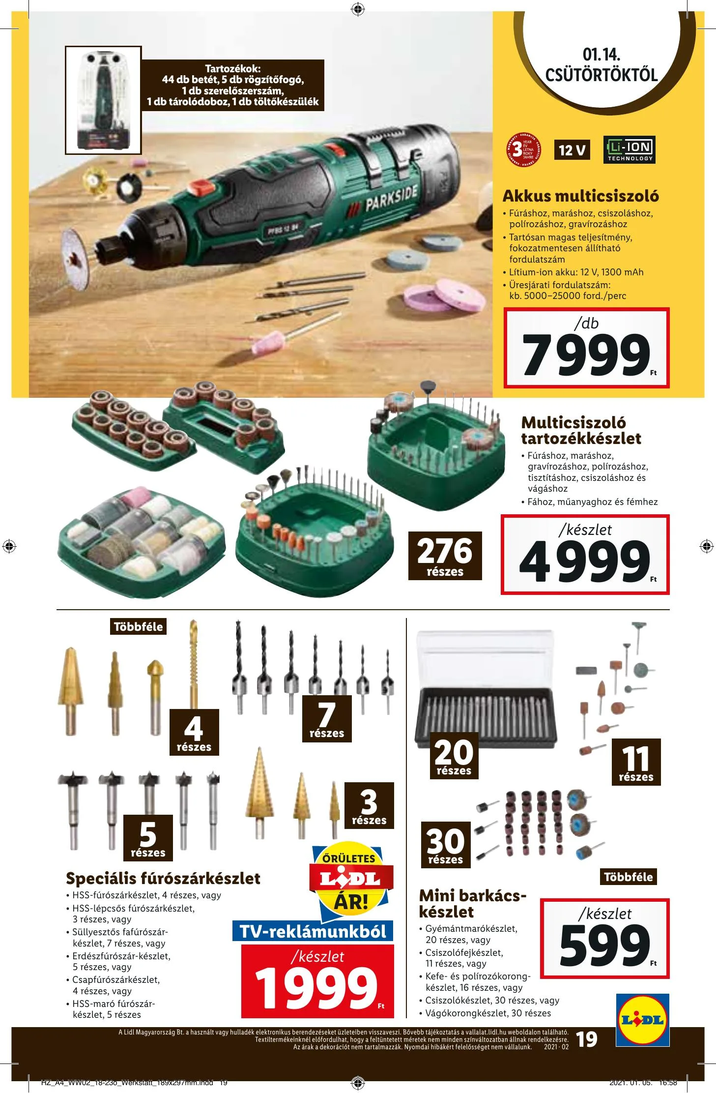 Lidl akciós újság 01.14–01.20 – 19. oldal