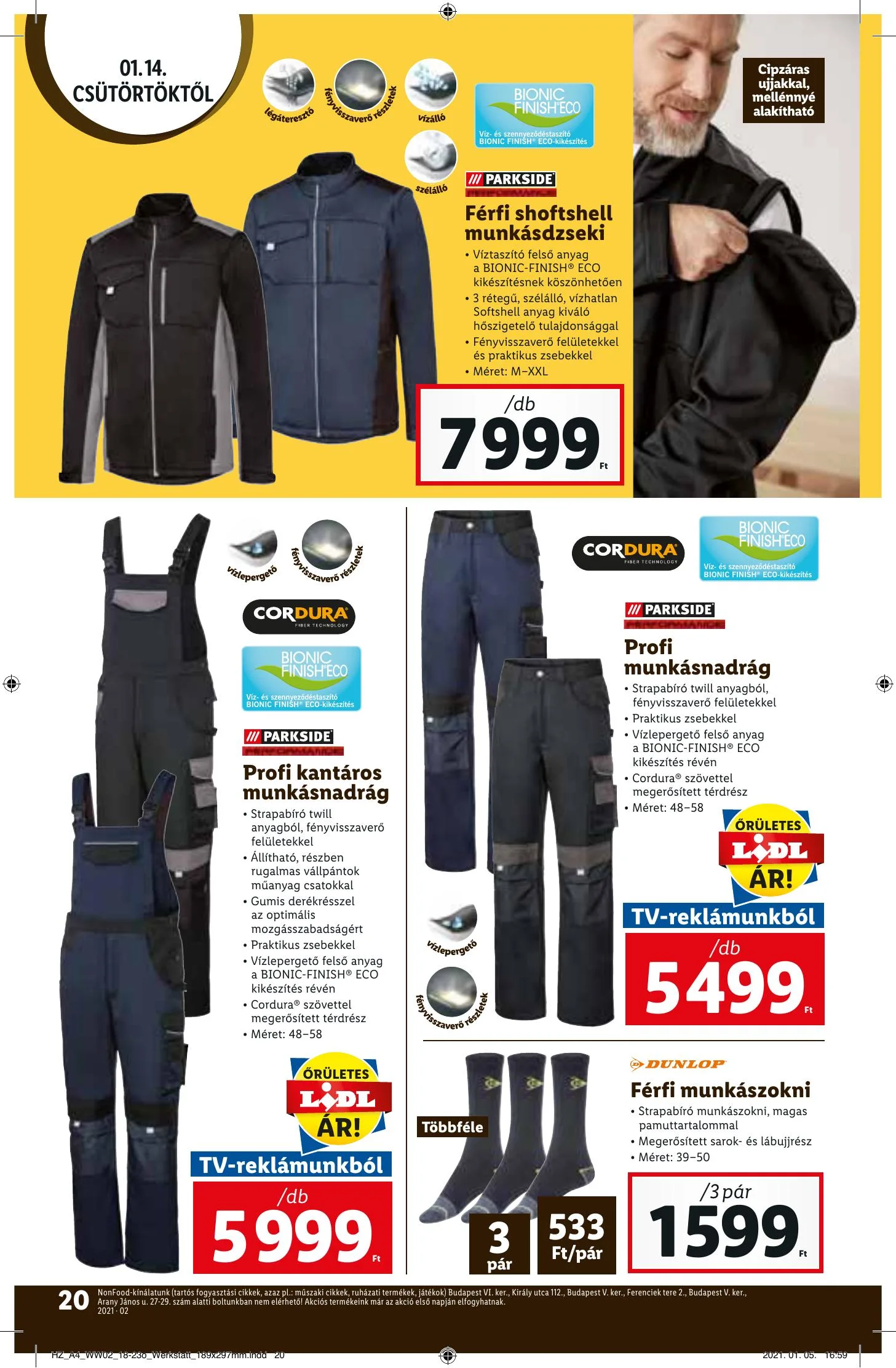 Lidl akciós újság 01.14–01.20 – 20. oldal