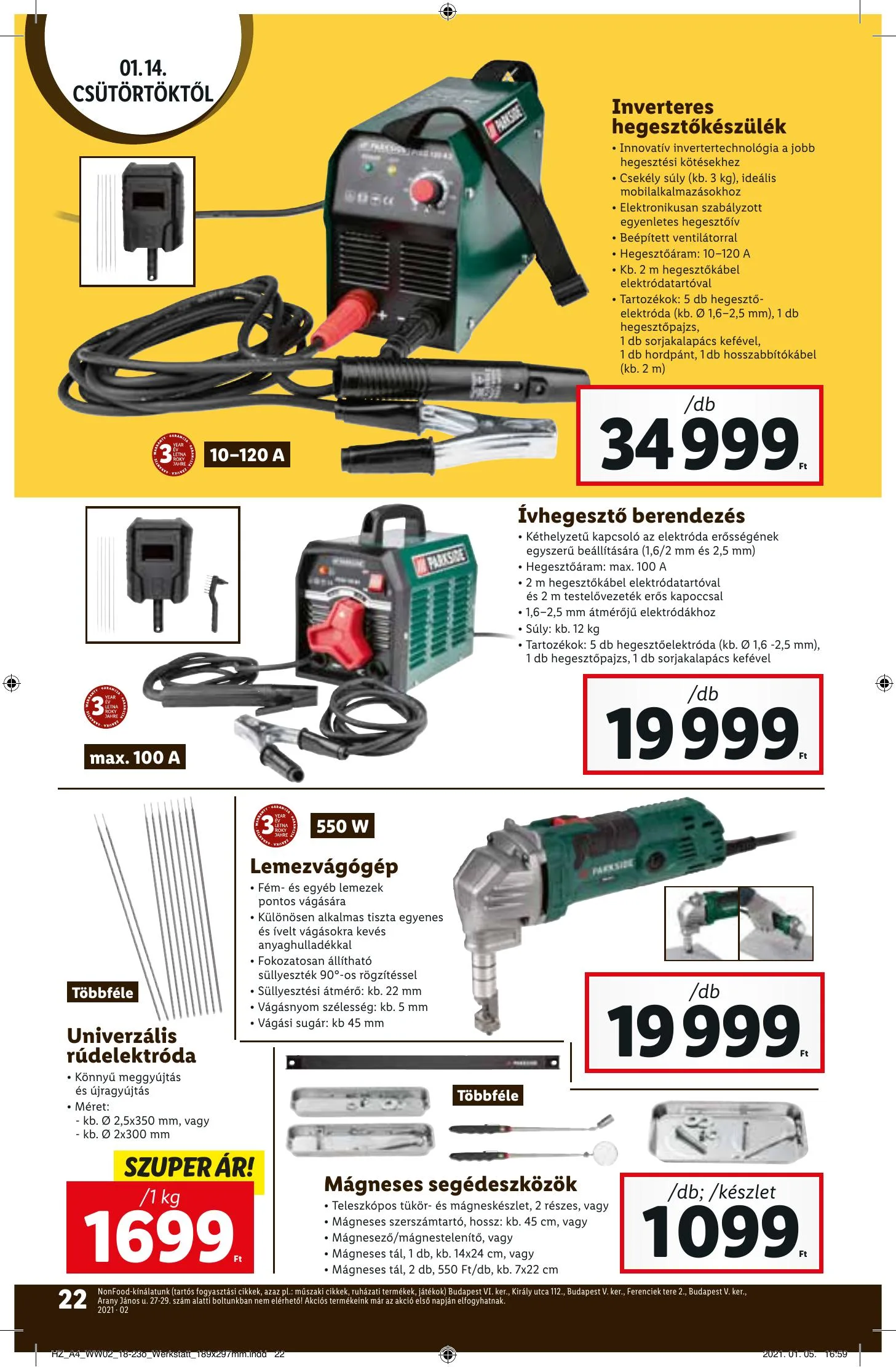 Lidl akciós újság 01.14–01.20 – 22. oldal
