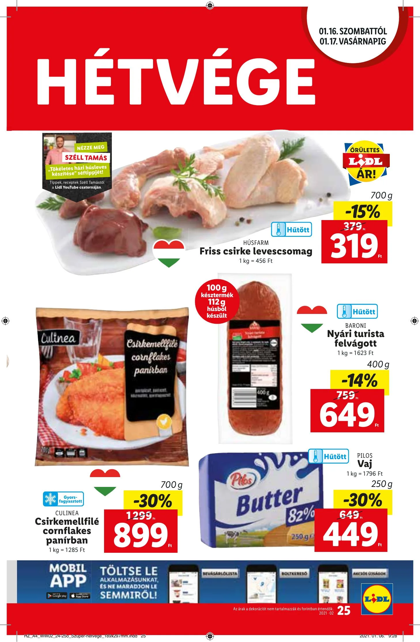 Lidl akciós újság 01.14–01.20 – 25. oldal