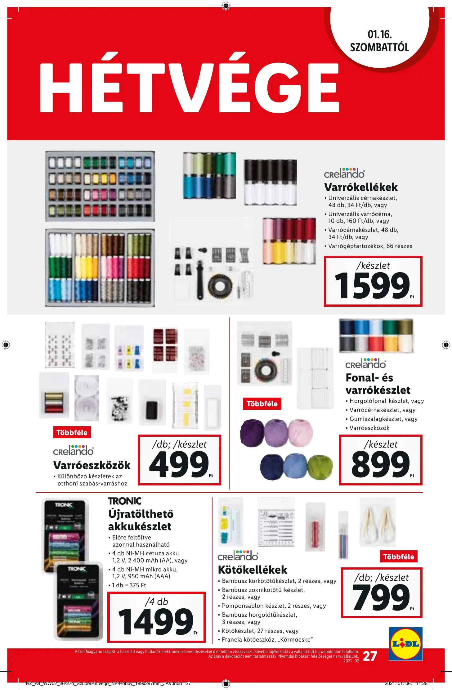 Lidl akciós újság 01.14–01.20 – 27. oldal
